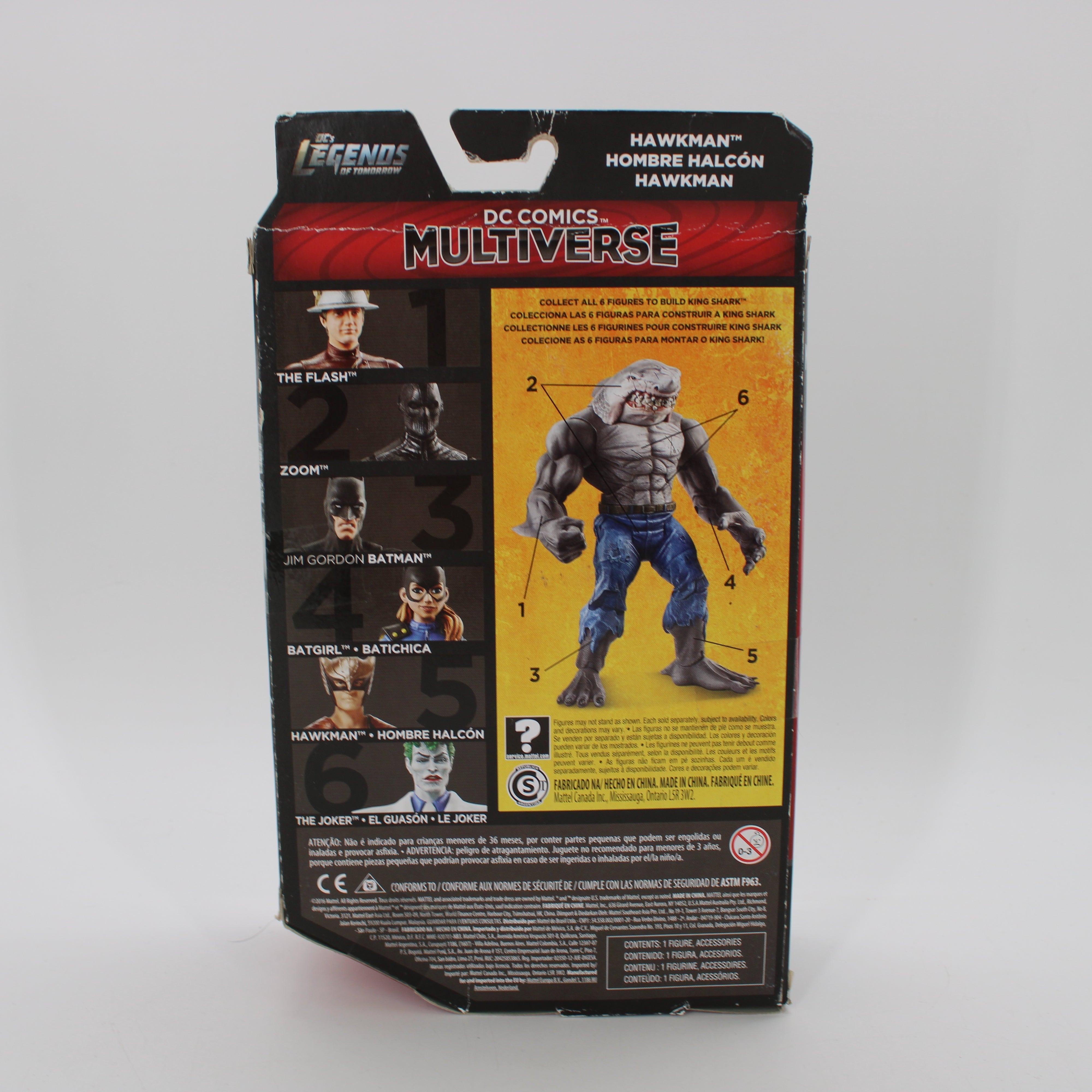 Hawkman Legends of Tomorrow DC Comics Multiverse Action Figure (C&C King Shark)