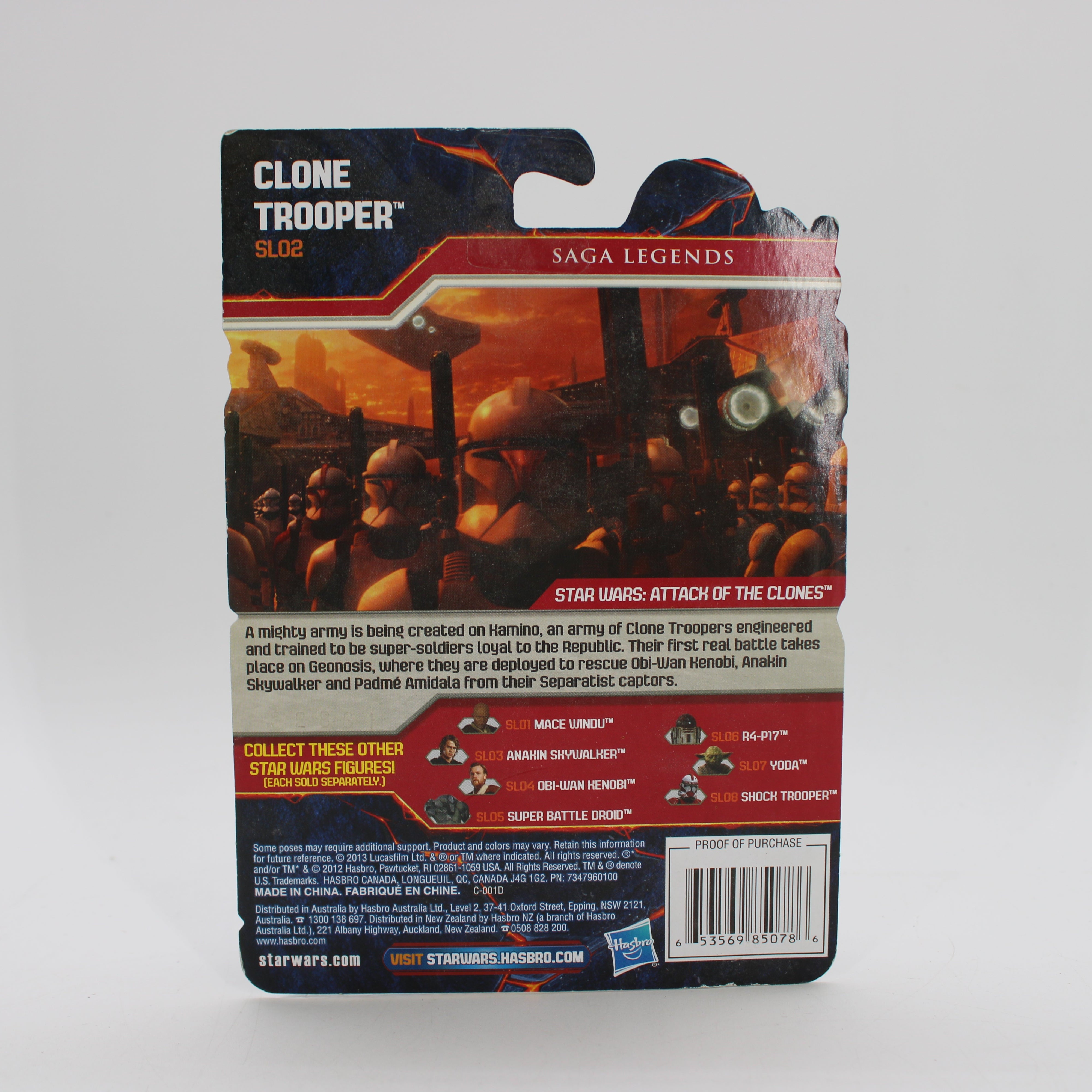 Clone Trooper Star Wars Saga Legends SL02 Action Figure