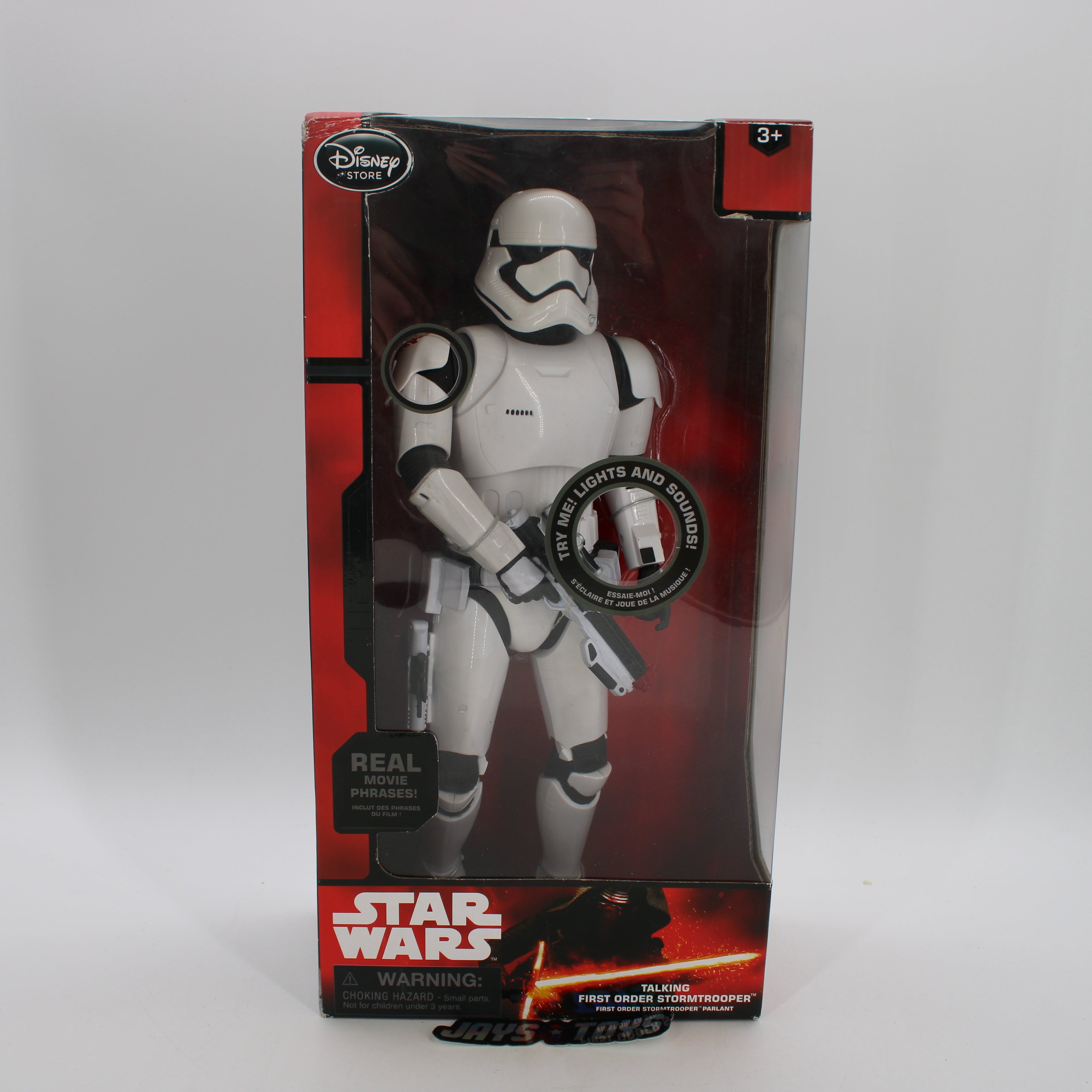 Talking First Order Stormtrooper Star Wars Disney Store Action Figure
