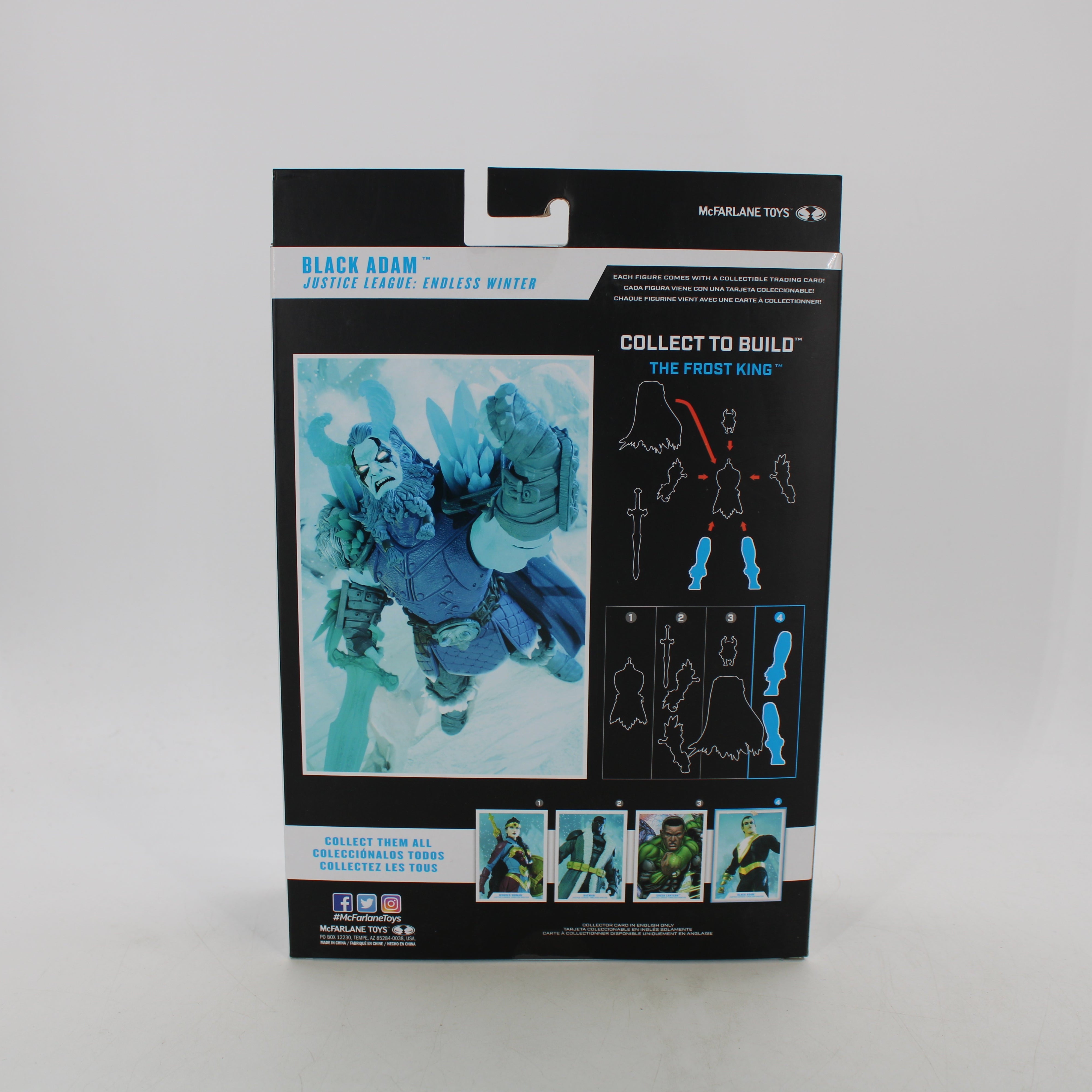 Black Adam DC Multiverse Justice League: Endless Winter Action Figure (Build The Frost King)