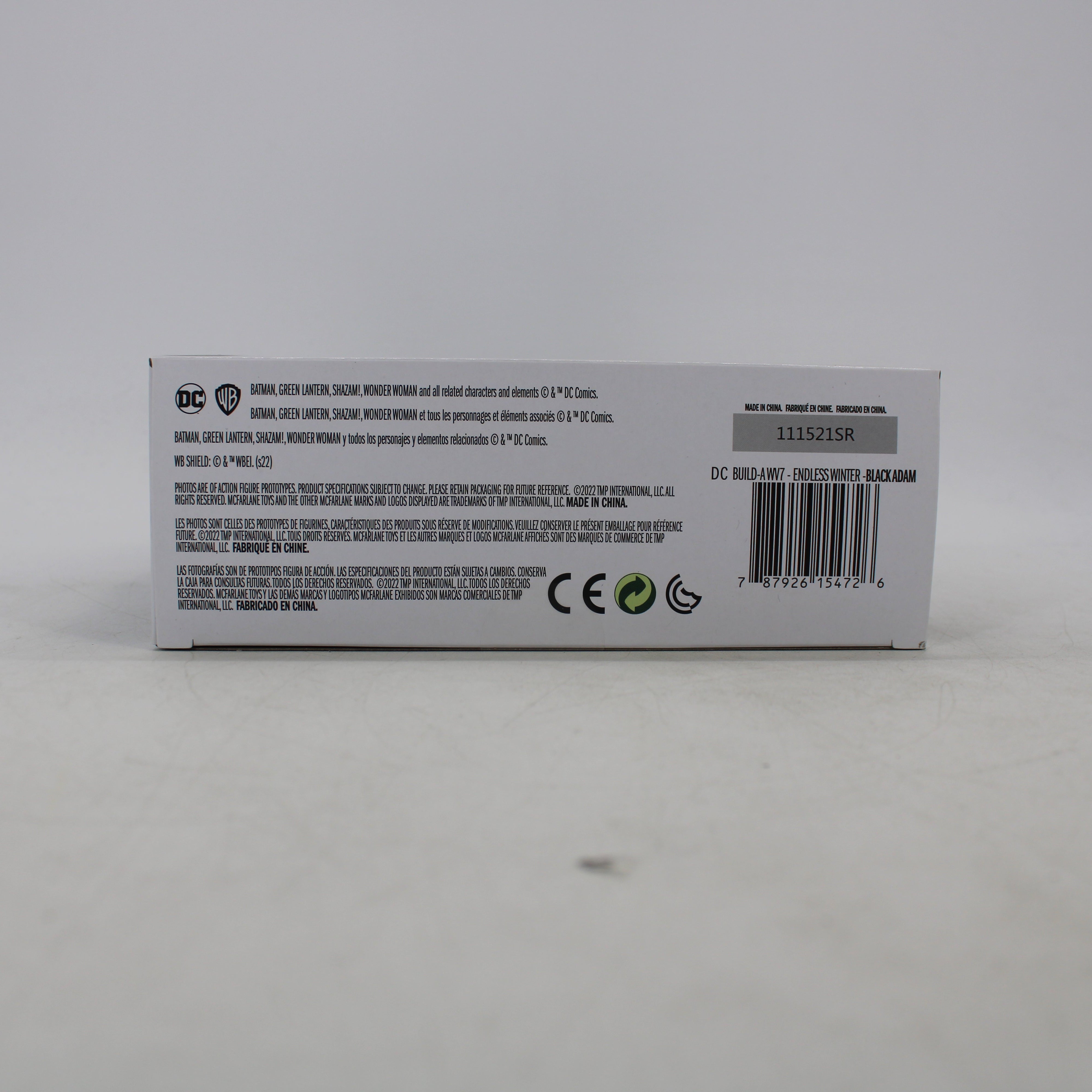 Black Adam DC Multiverse Justice League: Endless Winter Action Figure (Build The Frost King)