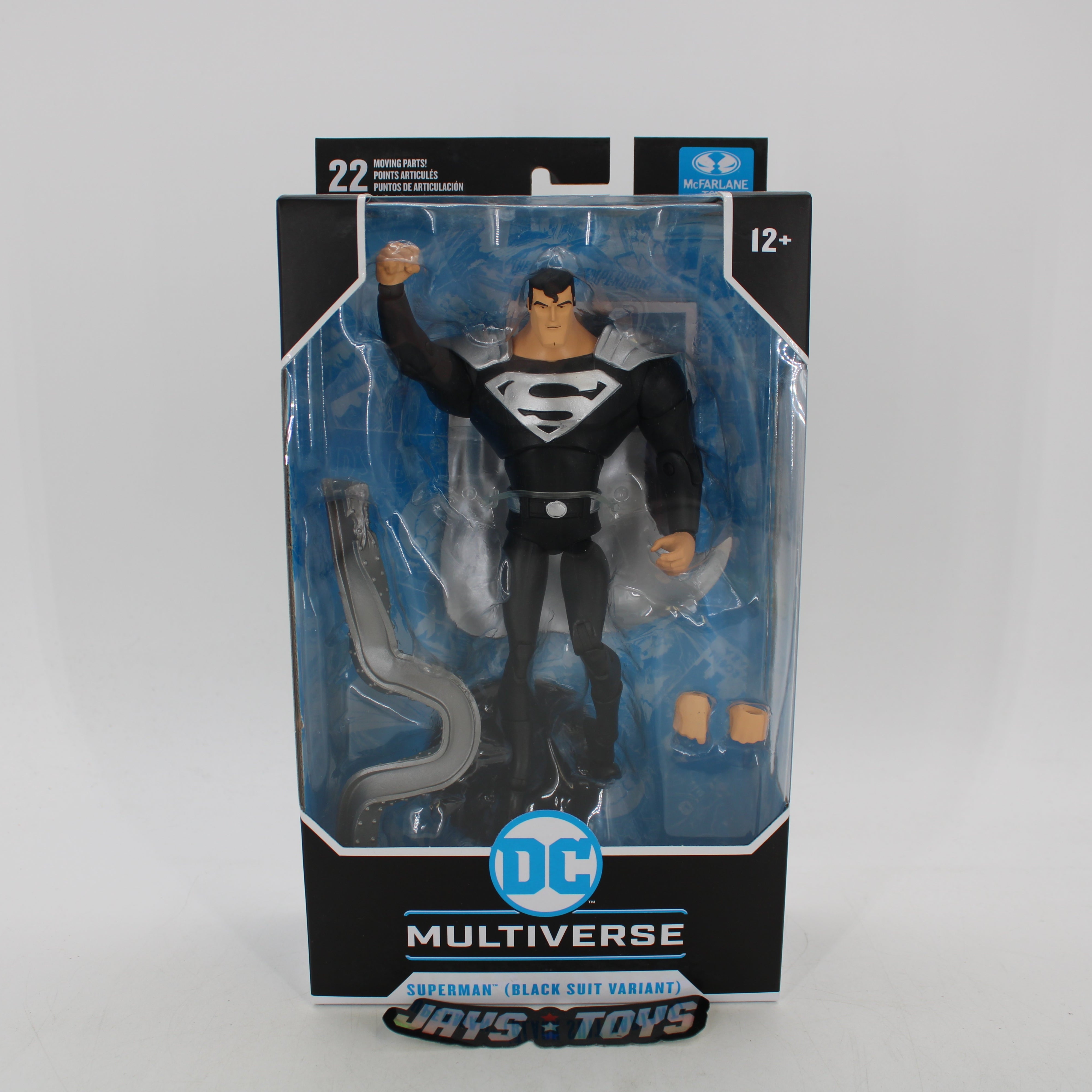 Superman (Black Suit Variant) DC Multiverse Superman the Animated Series Action Figure