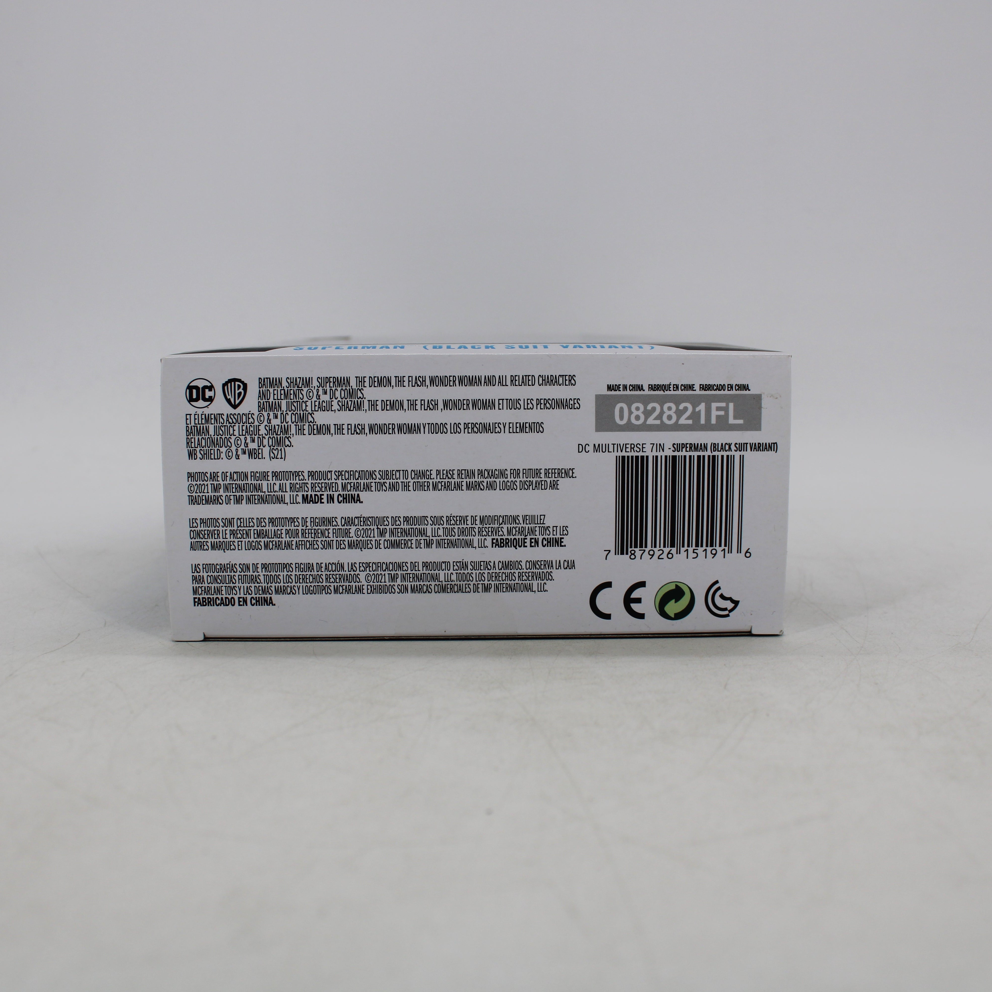 Superman (Black Suit Variant) DC Multiverse Superman the Animated Series Action Figure