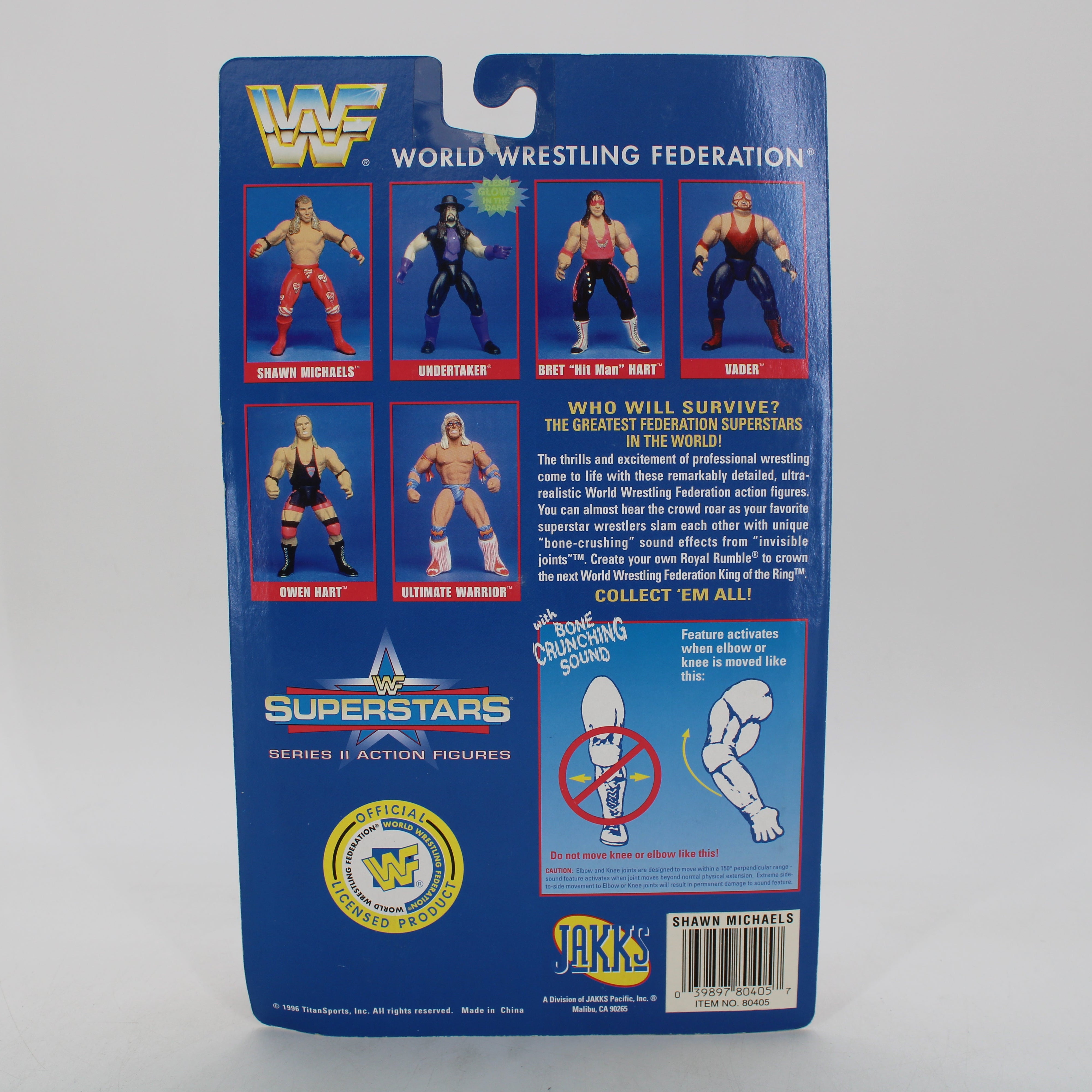 Shawn Michaels WWF Superstars Series II Action Figure