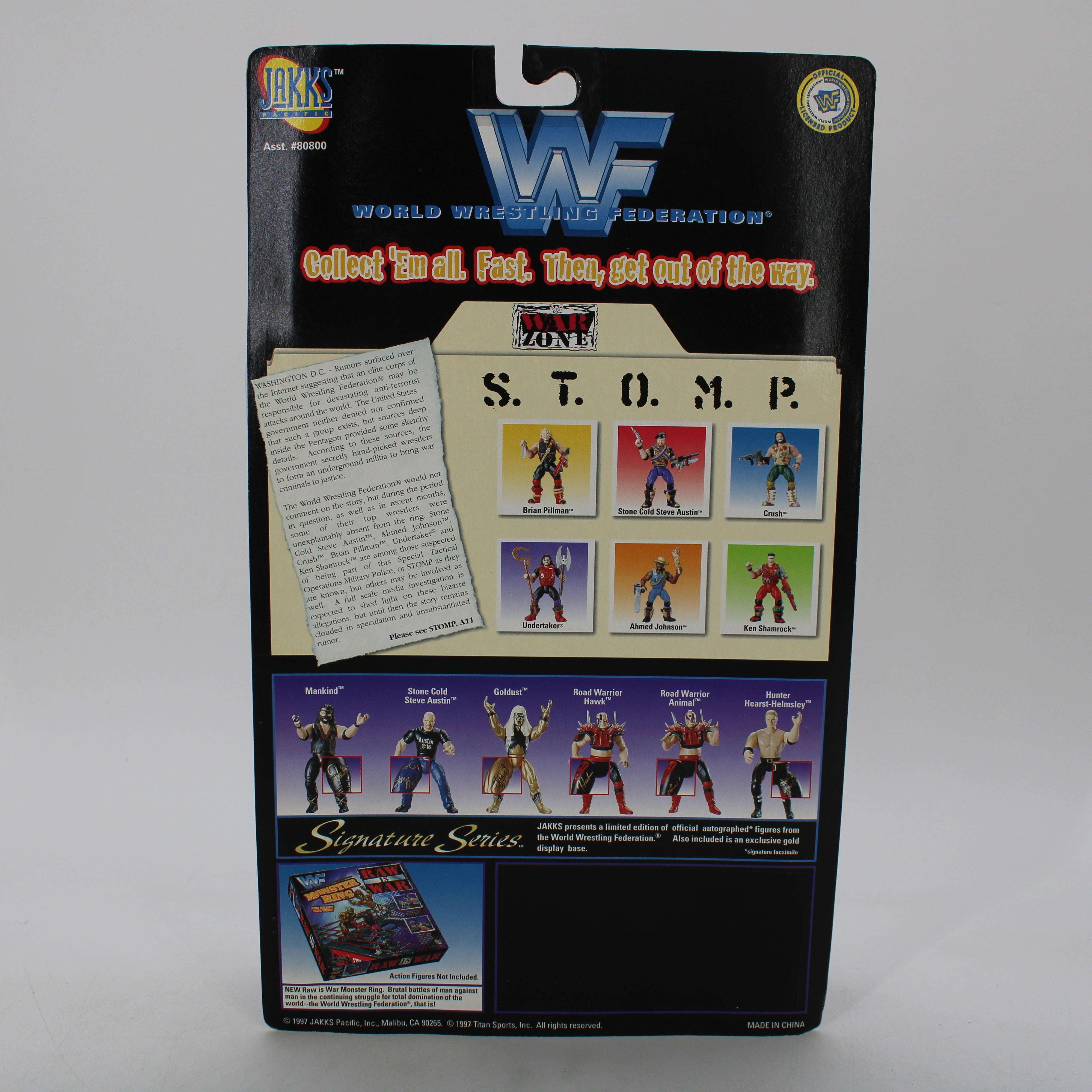 Brian Pillman WWF S.T.O.M.P. Warzone Series 1 Action Figure