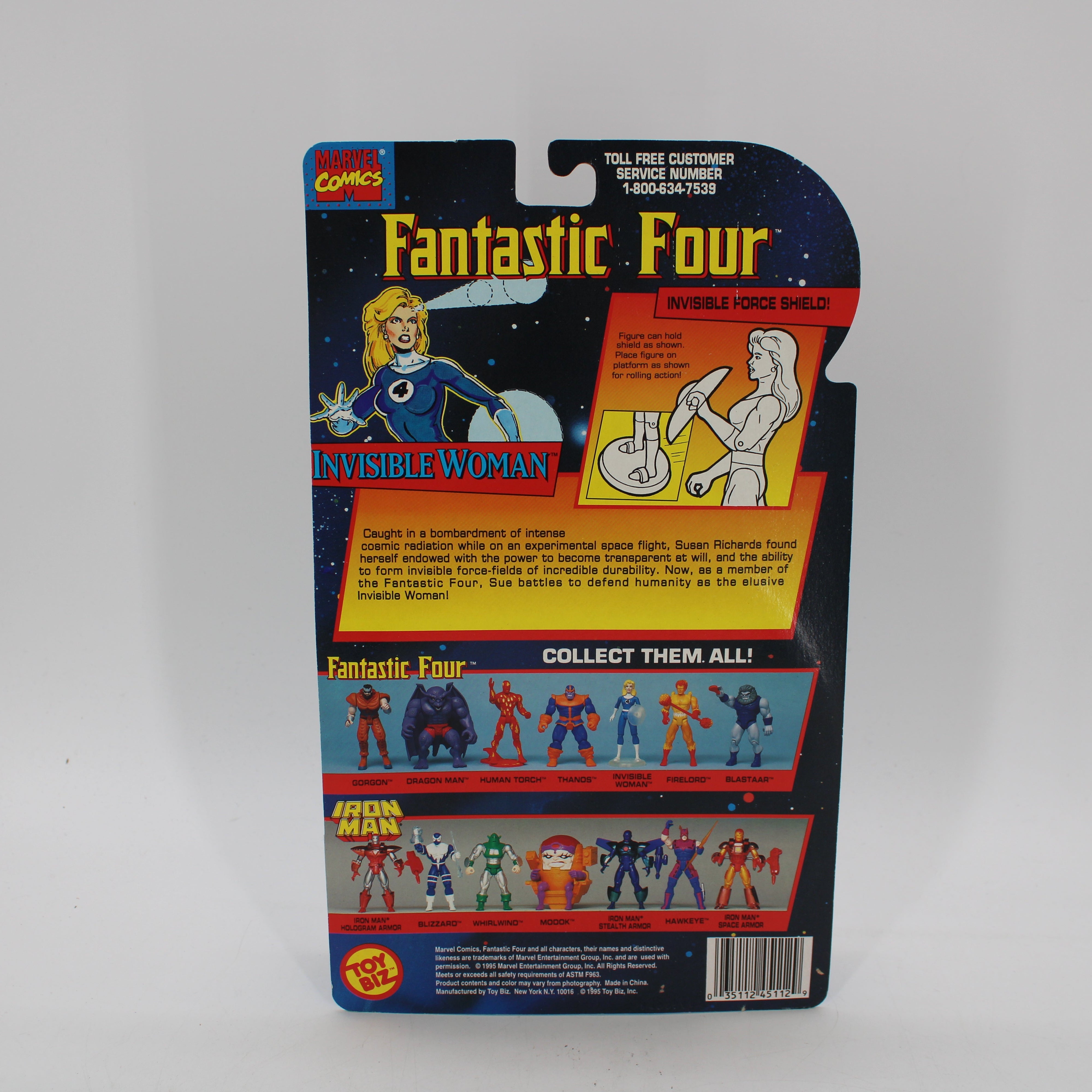 Invisible Woman with Invisible Force Shield Fantastic Four Action Figure