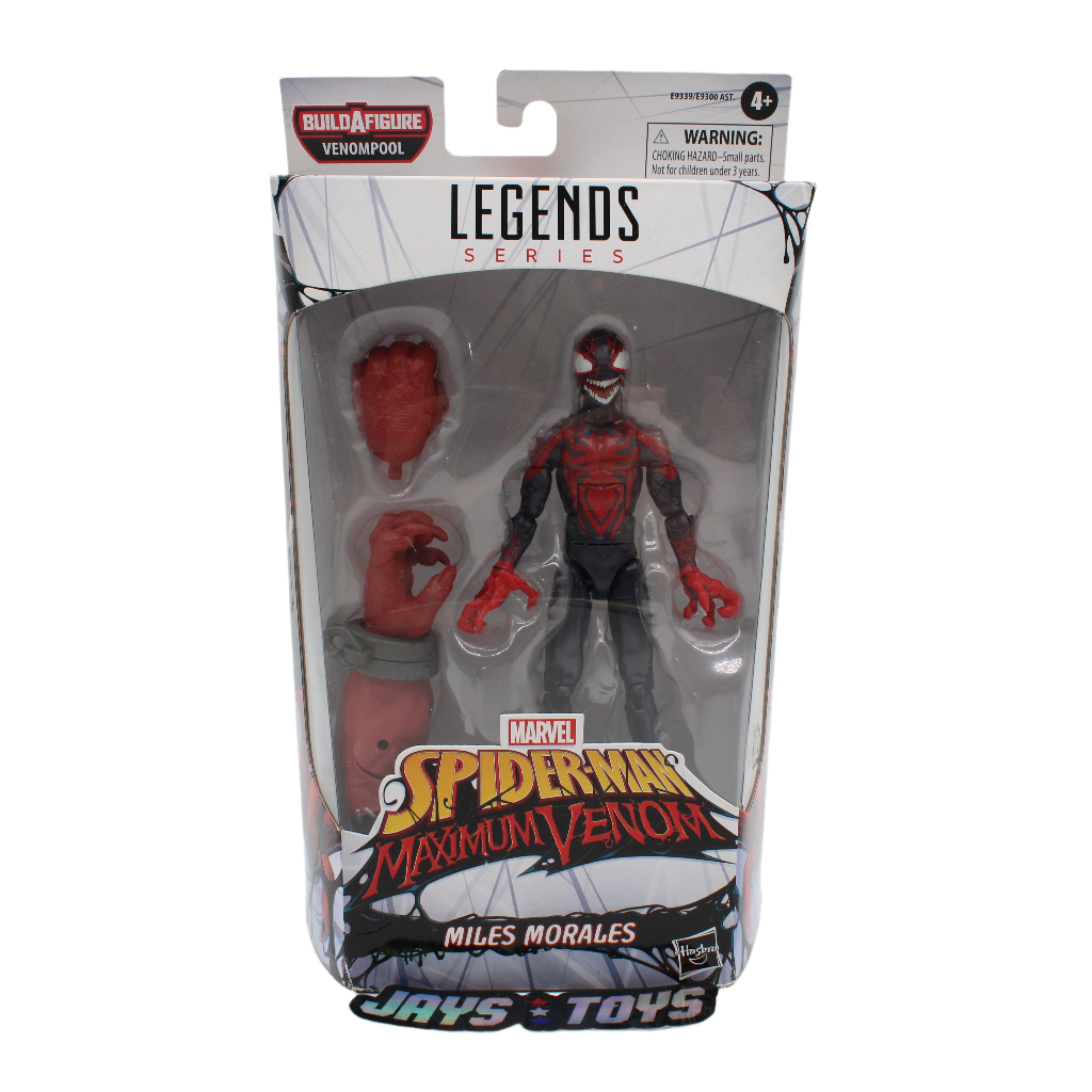 Miles Morales Marvel Legends Spider-Man Maximum Venom Action Figure (Venompool BAF)