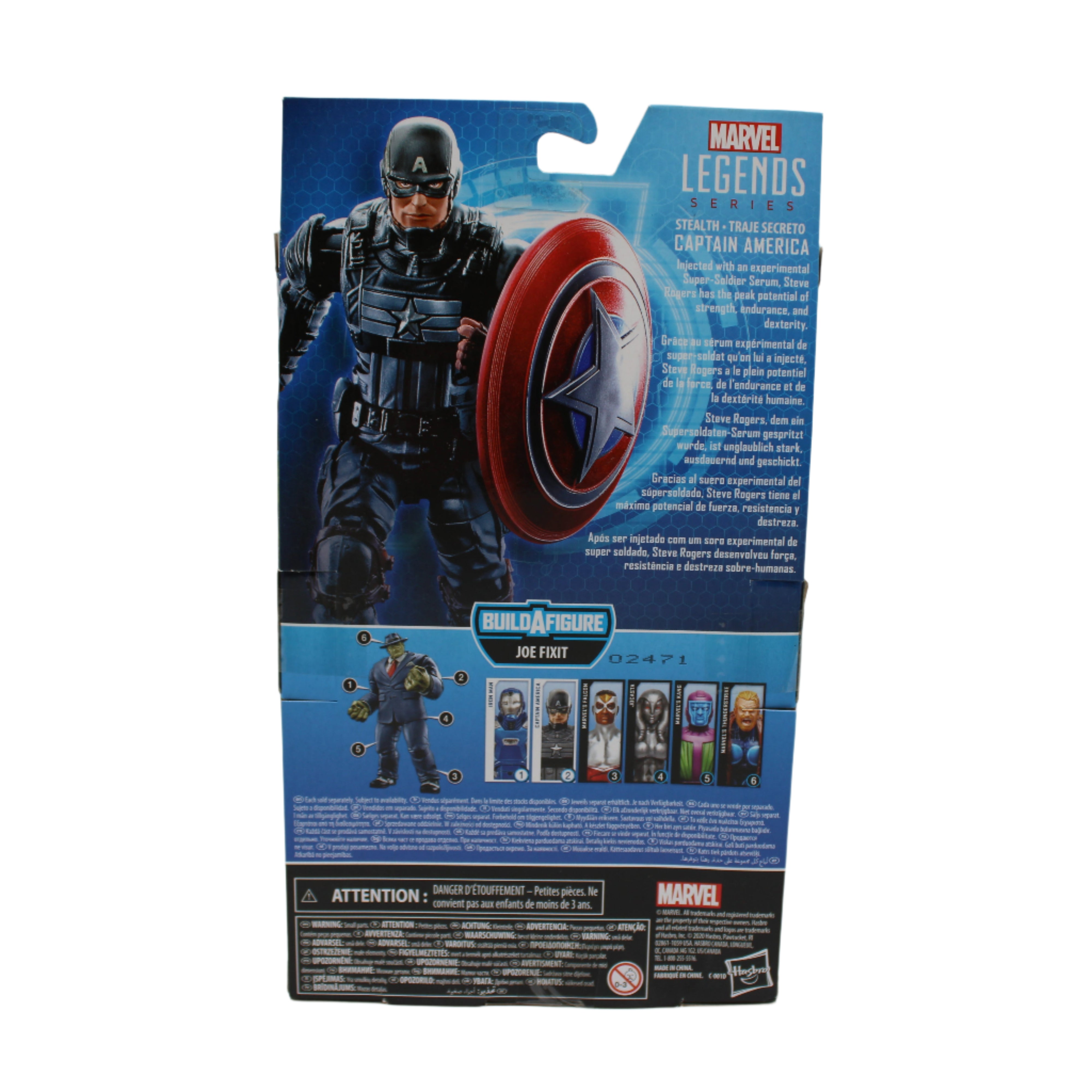 Captain America Marvel Legends Avengers Gamerverse Action Figure (Joe Fixit BAF)