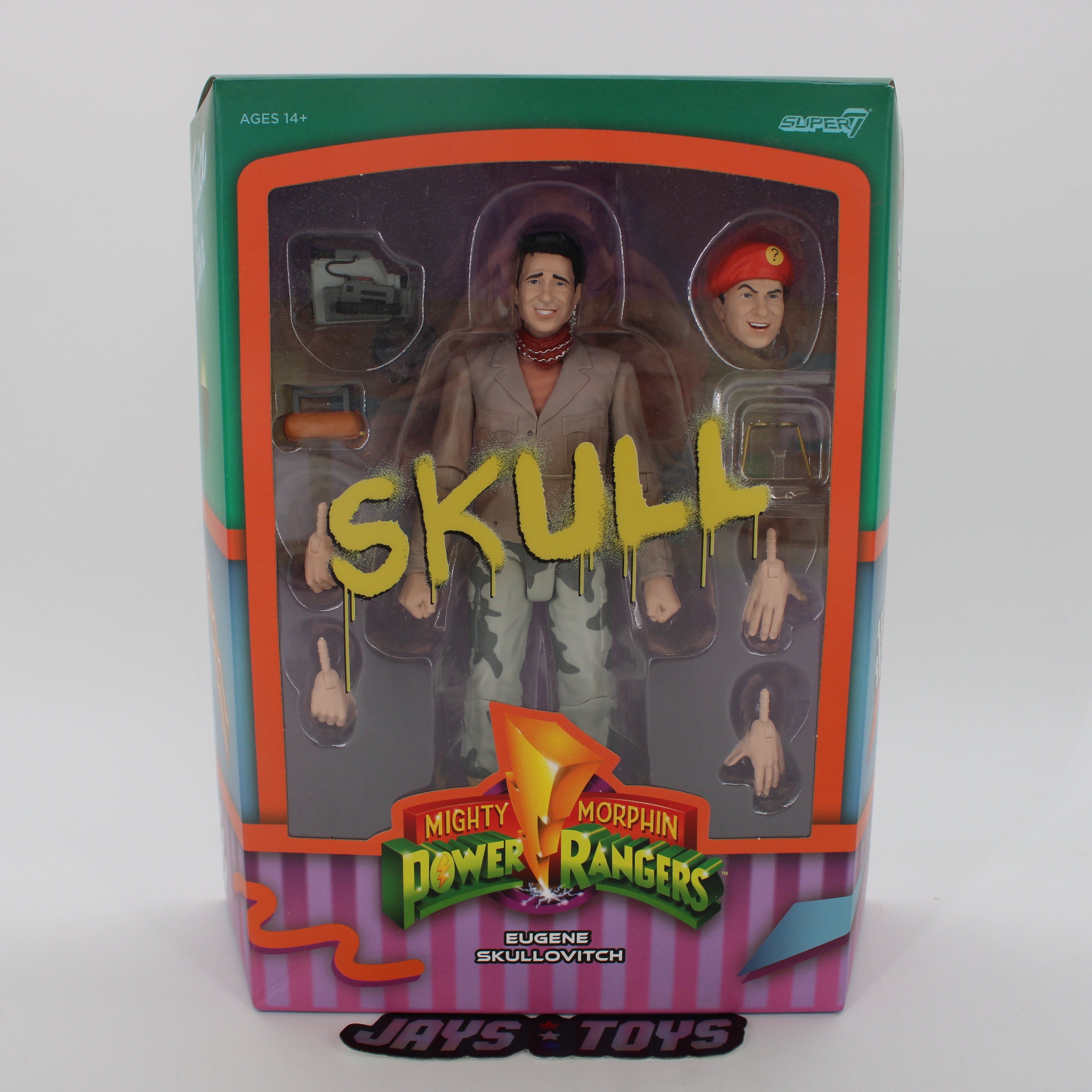 Eugene "Skull" Skullovitch Mighty Morphin Power Rangers Super7 Ultimates! Figure