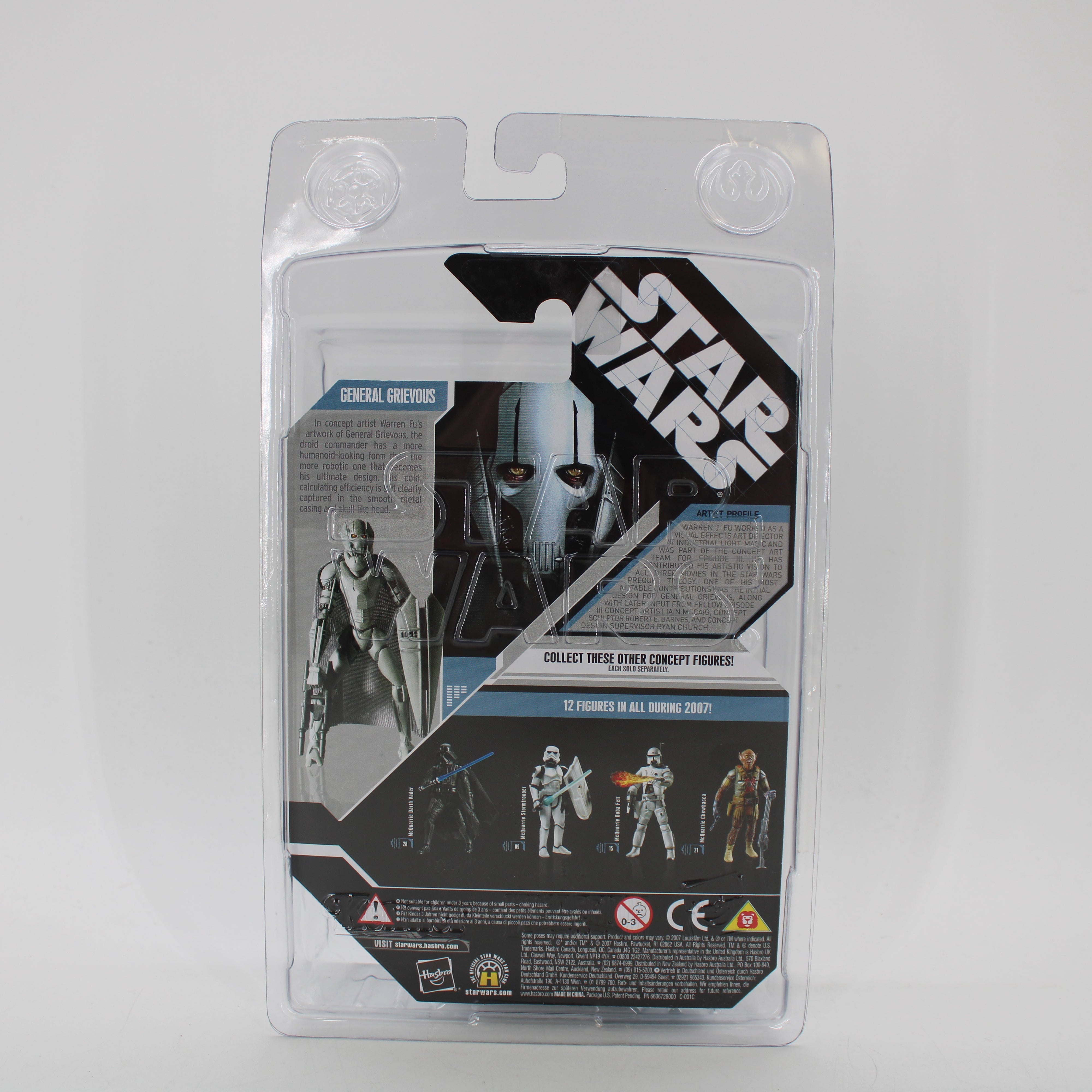 Concept General Grievous Star Wars Warren Fu Signature Series Action Figure