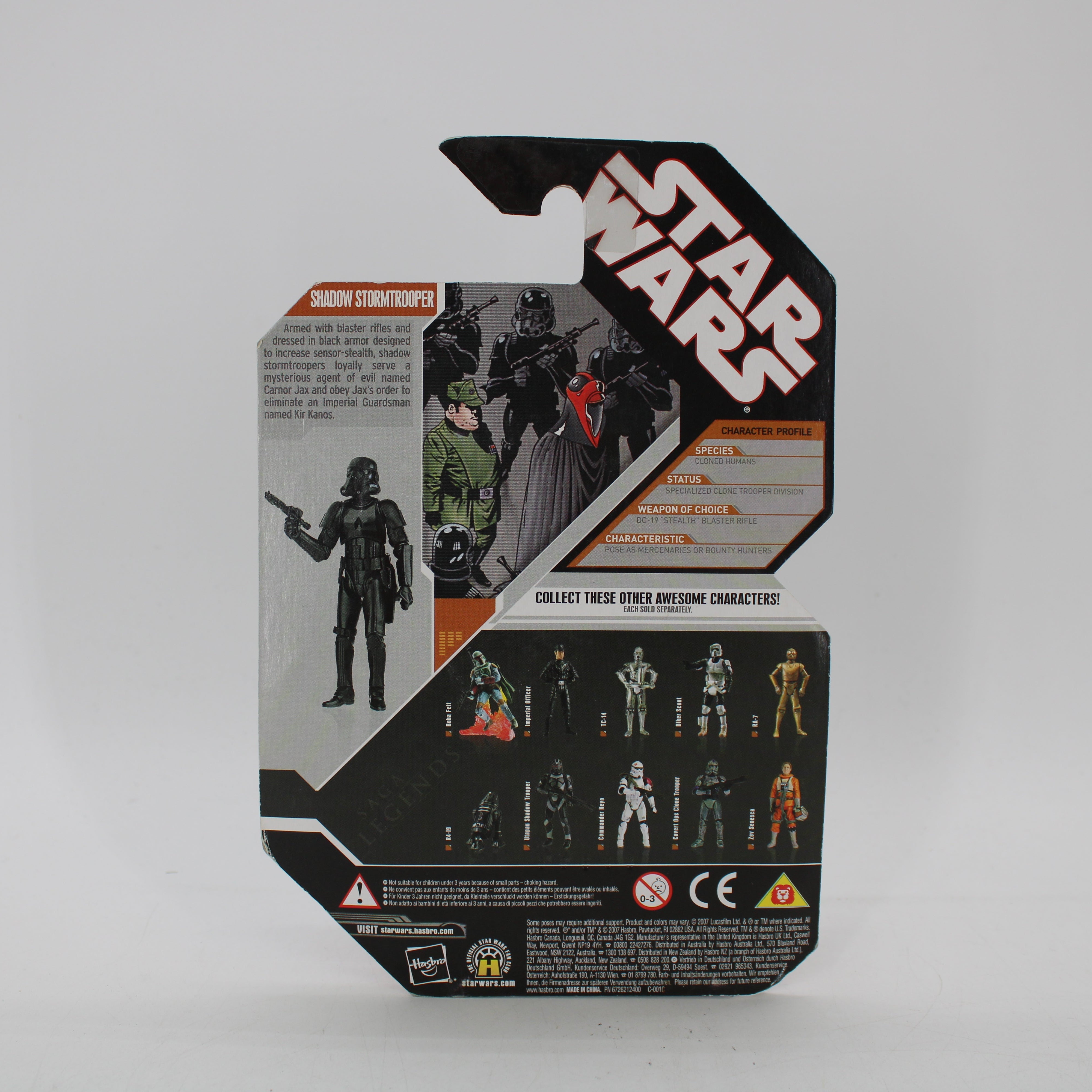 Shadow Stormtrooper Star Wars Saga Legends Fans' Choice Action Figure