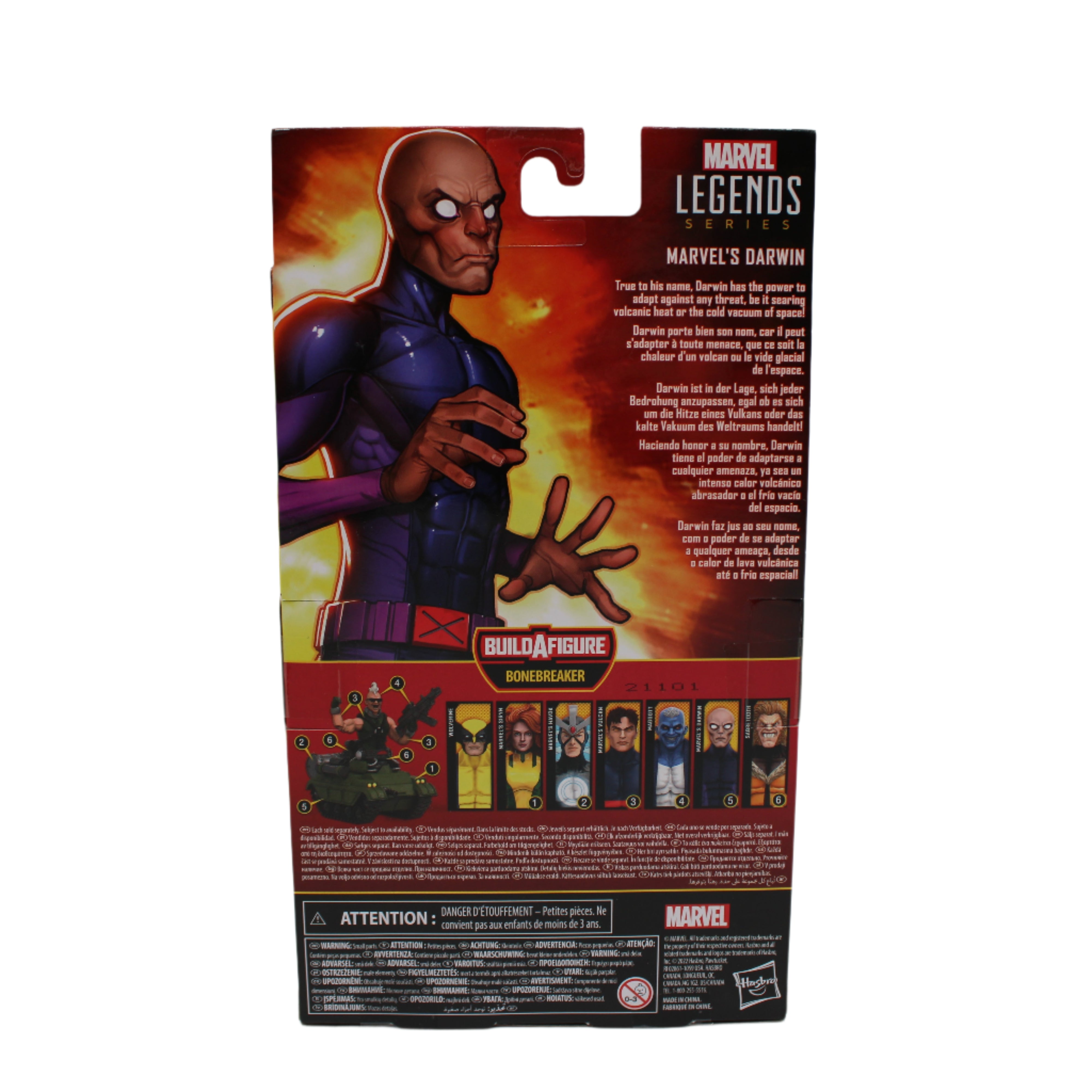 Darwin Marvel Legends X-Men Action Figure (Bonebreaker BAF)