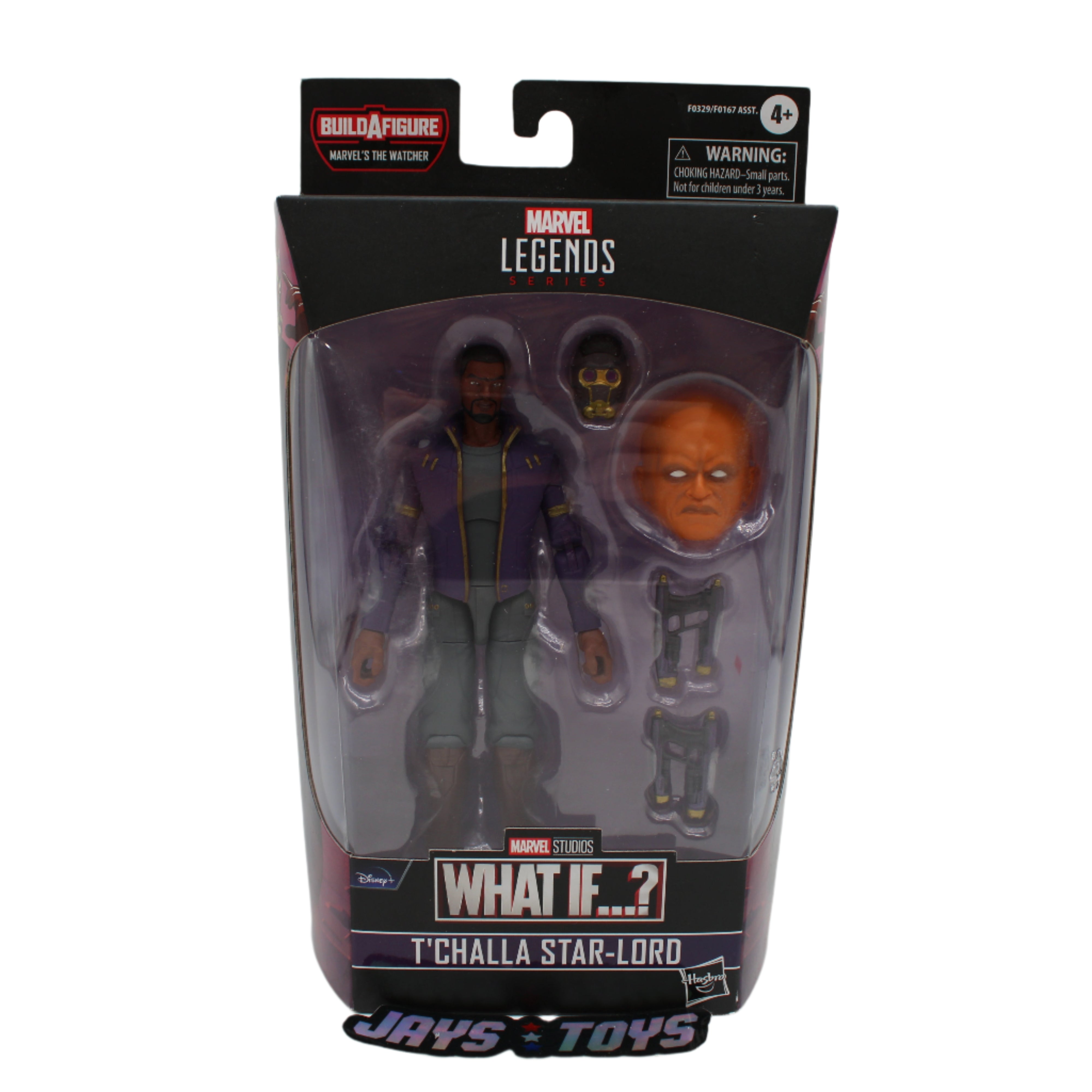 T'Challa Star-Lord Marvel Legends What If...? Action Figure (The Watcher BAF)