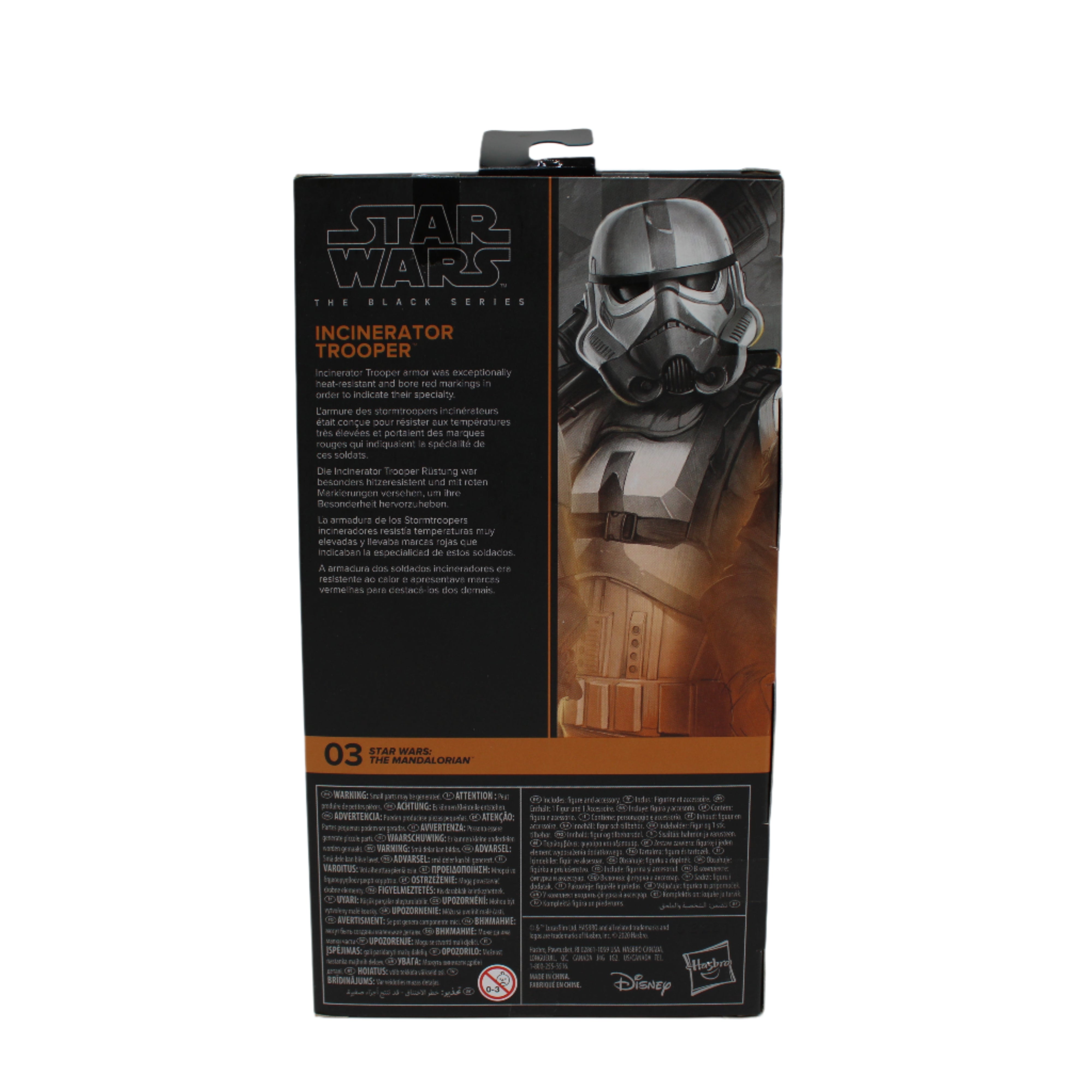 Incinerator Trooper Star Wars Black Series The Mandalorian Action Figure