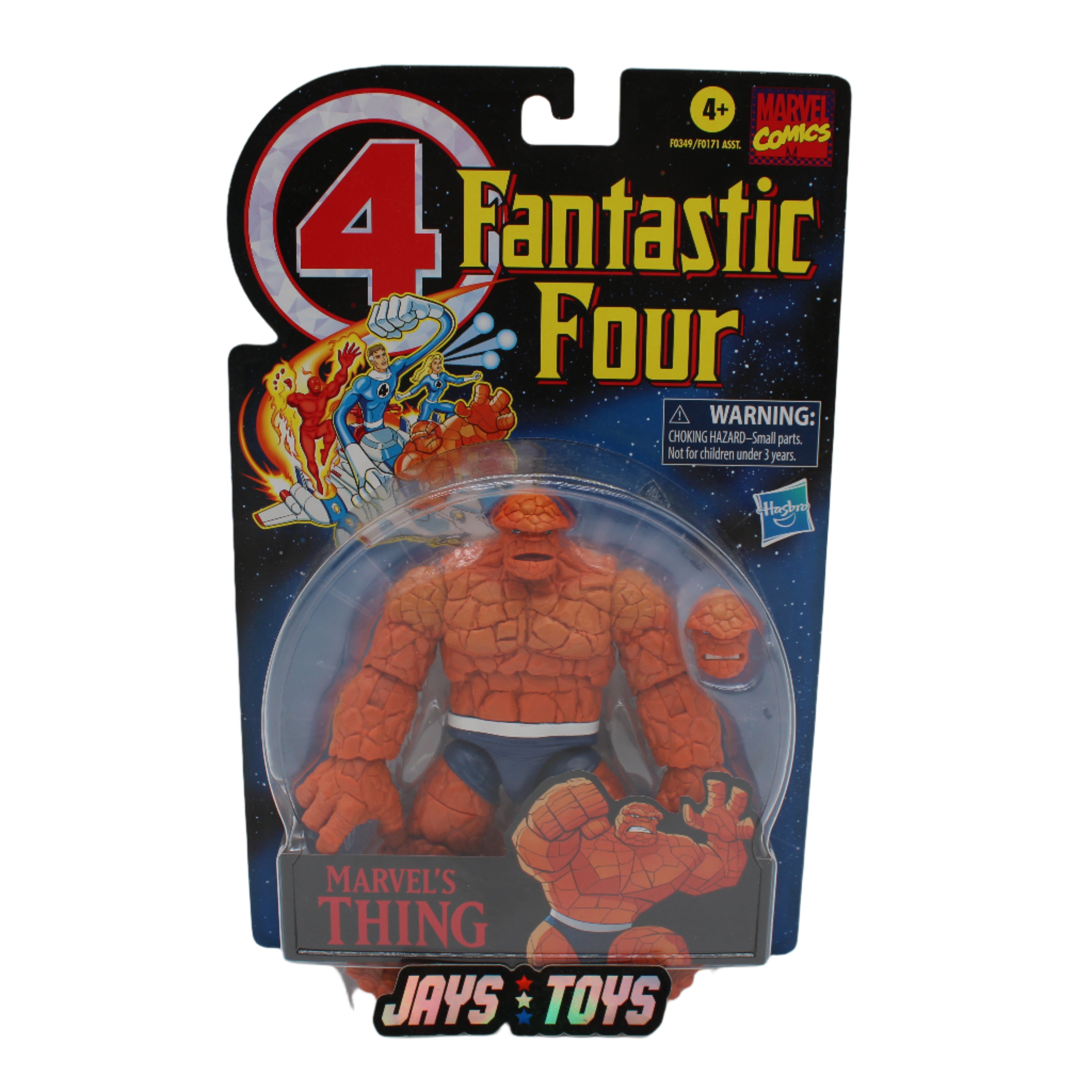 The Thing Marvel Legends Retro Fantastic Four Action Figure