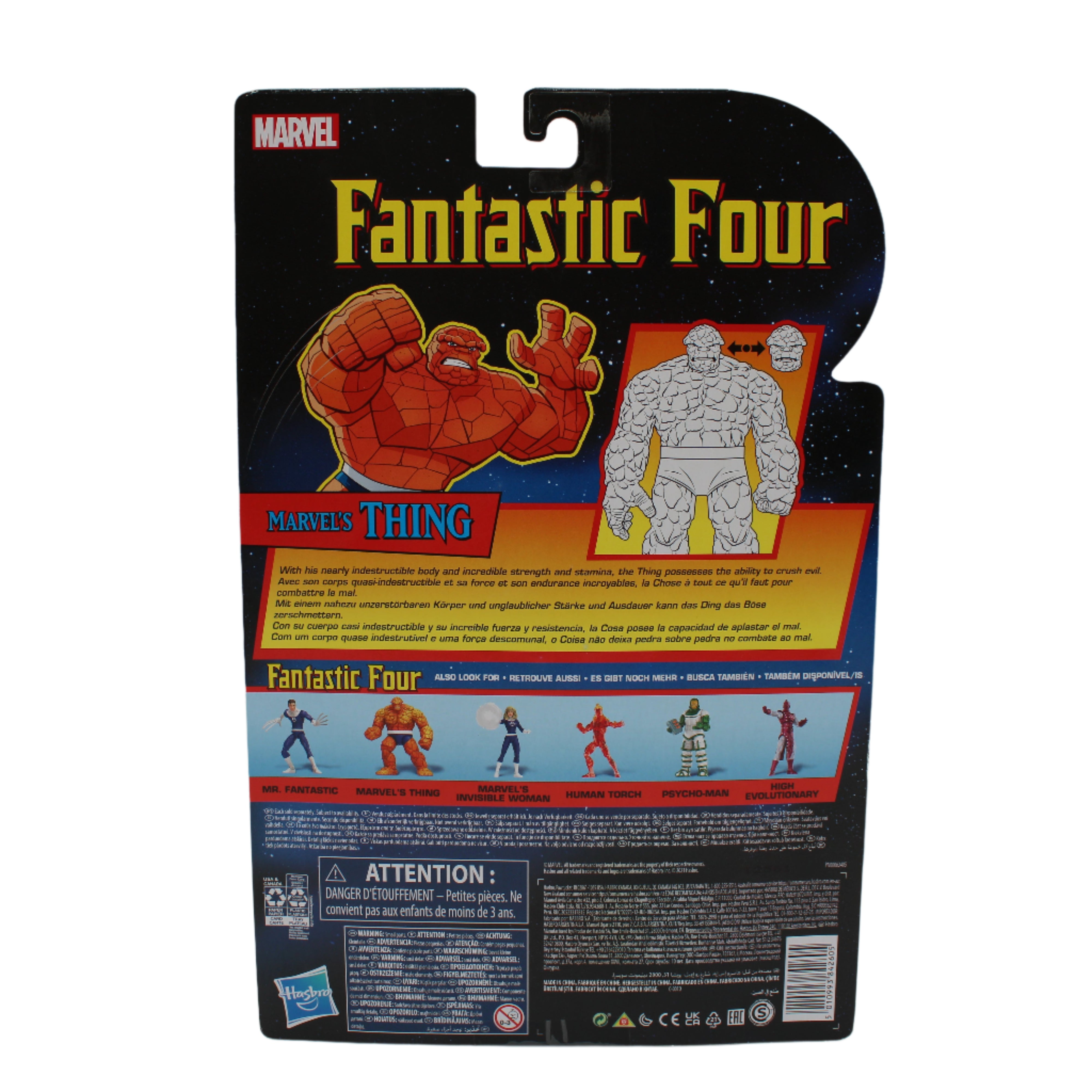 The Thing Marvel Legends Retro Fantastic Four Action Figure