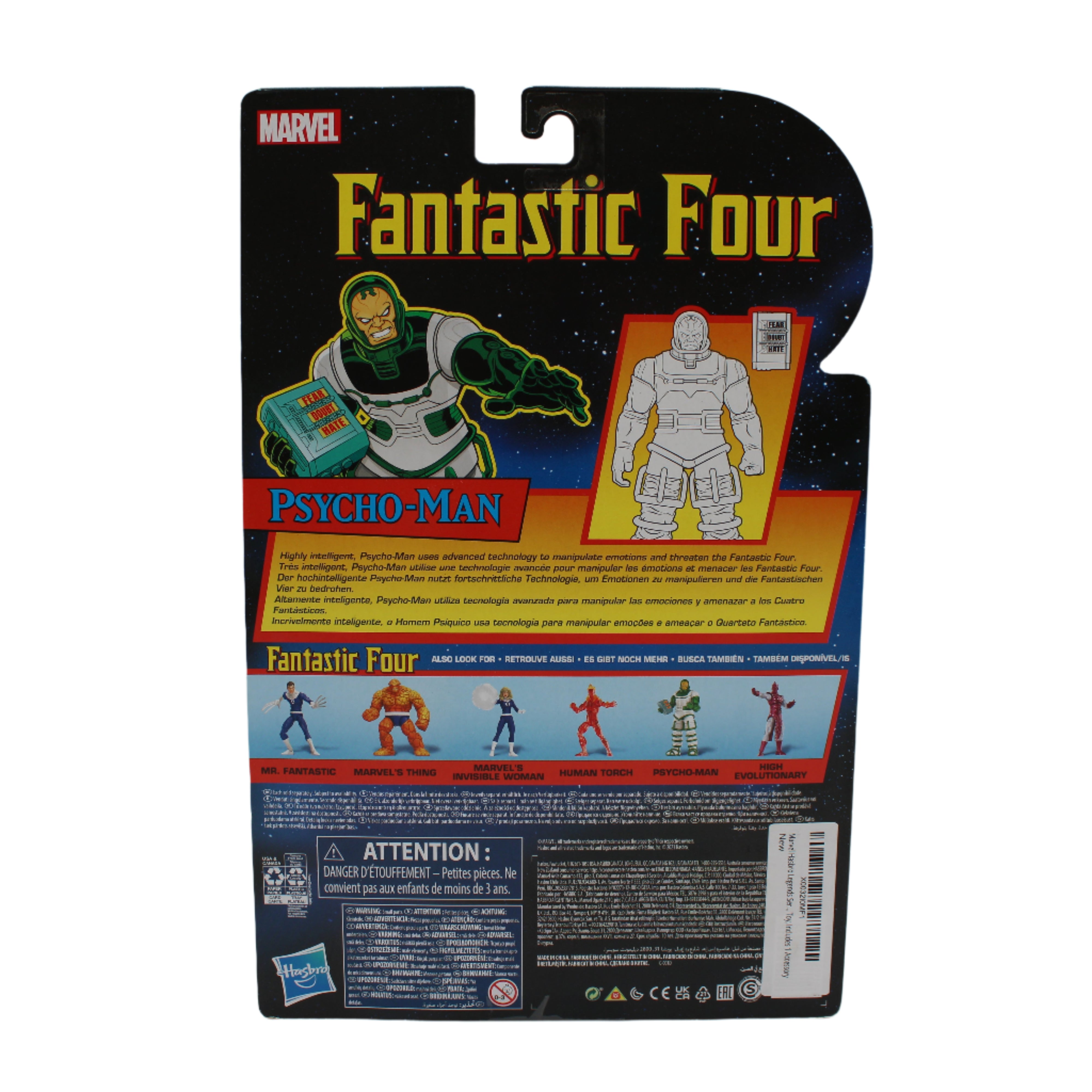 Psycho-Man Marvel Legends Retro Fantastic Four Action Figure