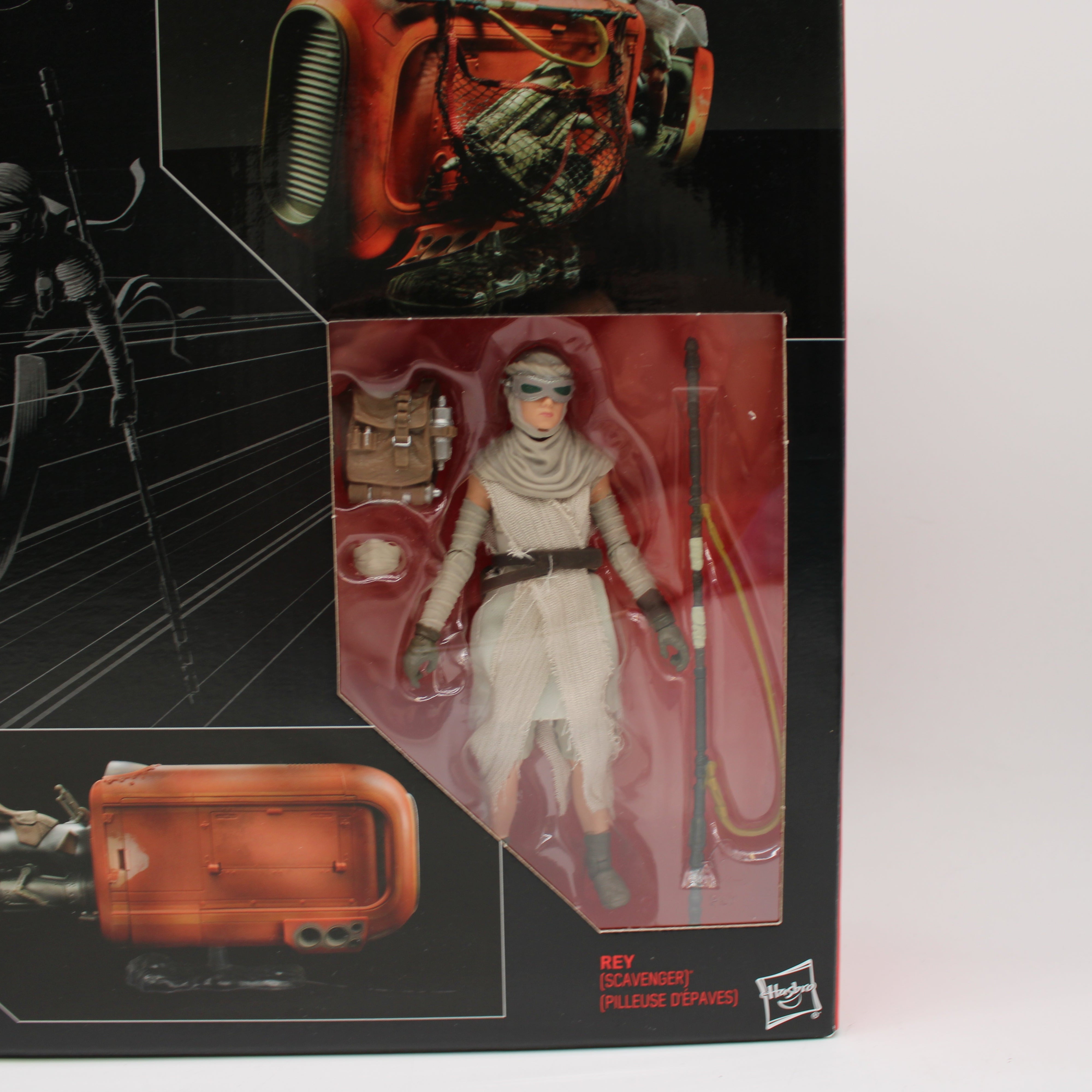 Rey (Scavenger) & Rey's Speeder (Jakku) Star Wars the Black Series Action Figure