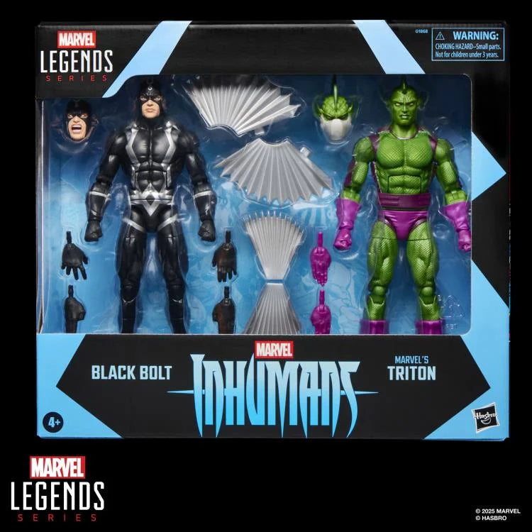 Black Bolt and Marvel's Triton Inhumans Marvel Legends Action Figure Two-Pack