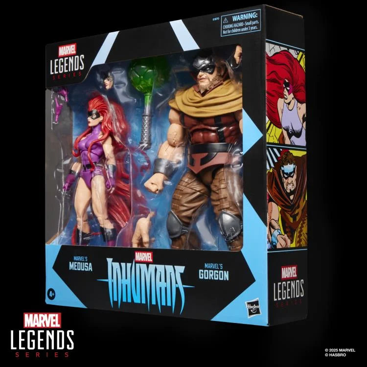 Medusa and Gorgon Inhumans Marvel Legends Action Figure Two-Pack