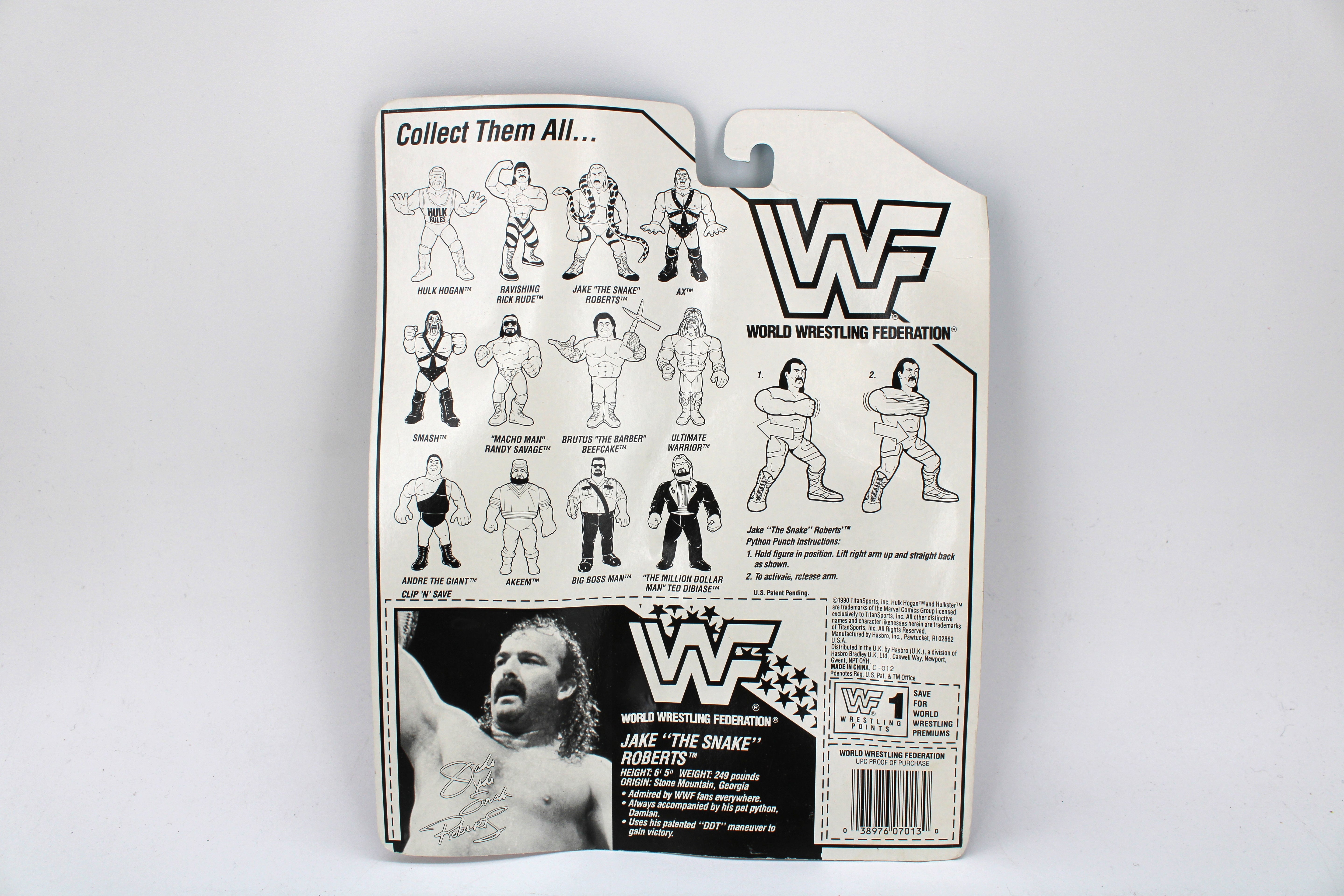 WWF Jake "The Snake" Roberts Action Figure (1990) - view 2