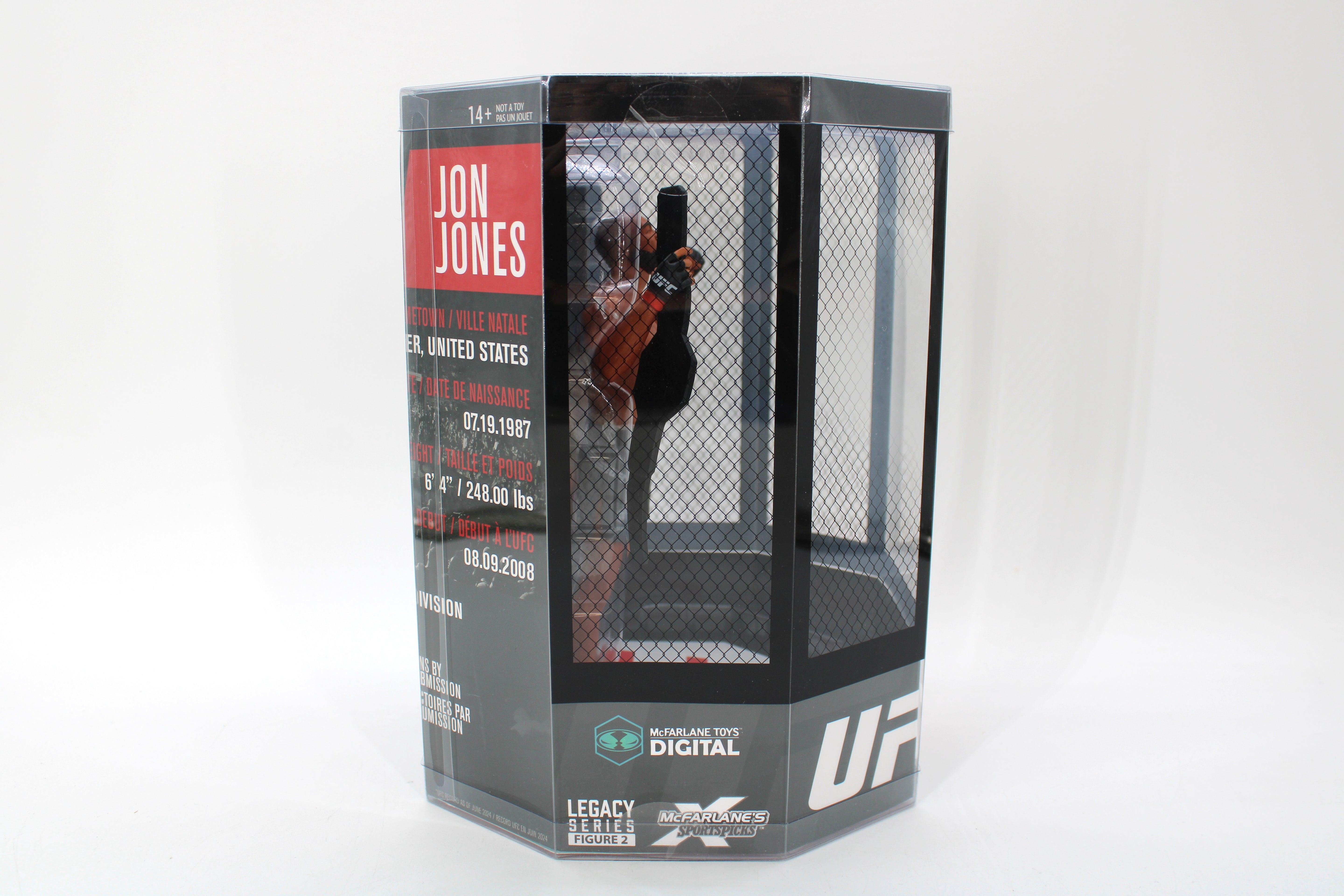 UFC Legacy Series Jon Jones Action Figure (2024 McFarlane Toys) - view 4