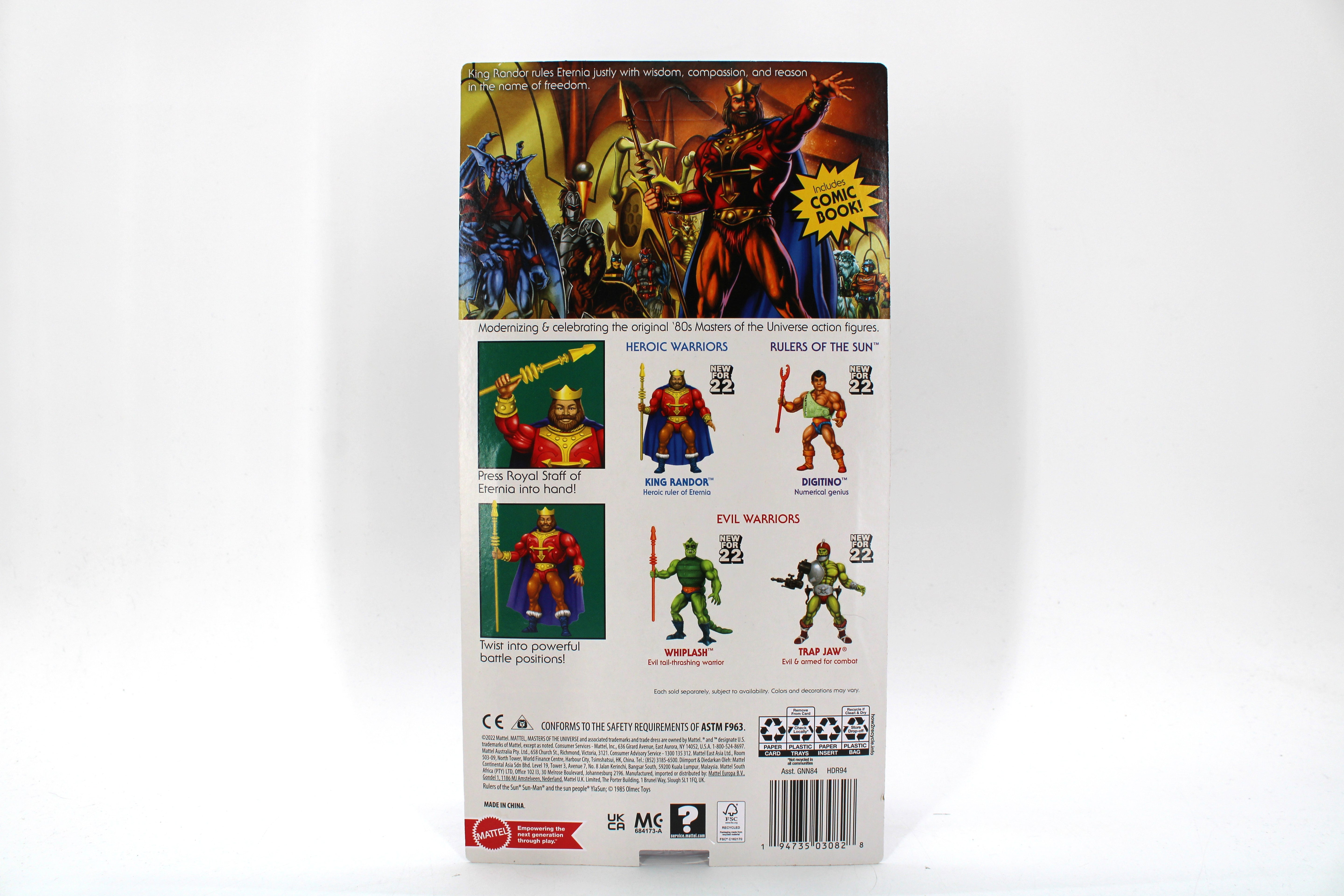 Masters of the Universe Origins King Randor Action Figure (2022) - view 2