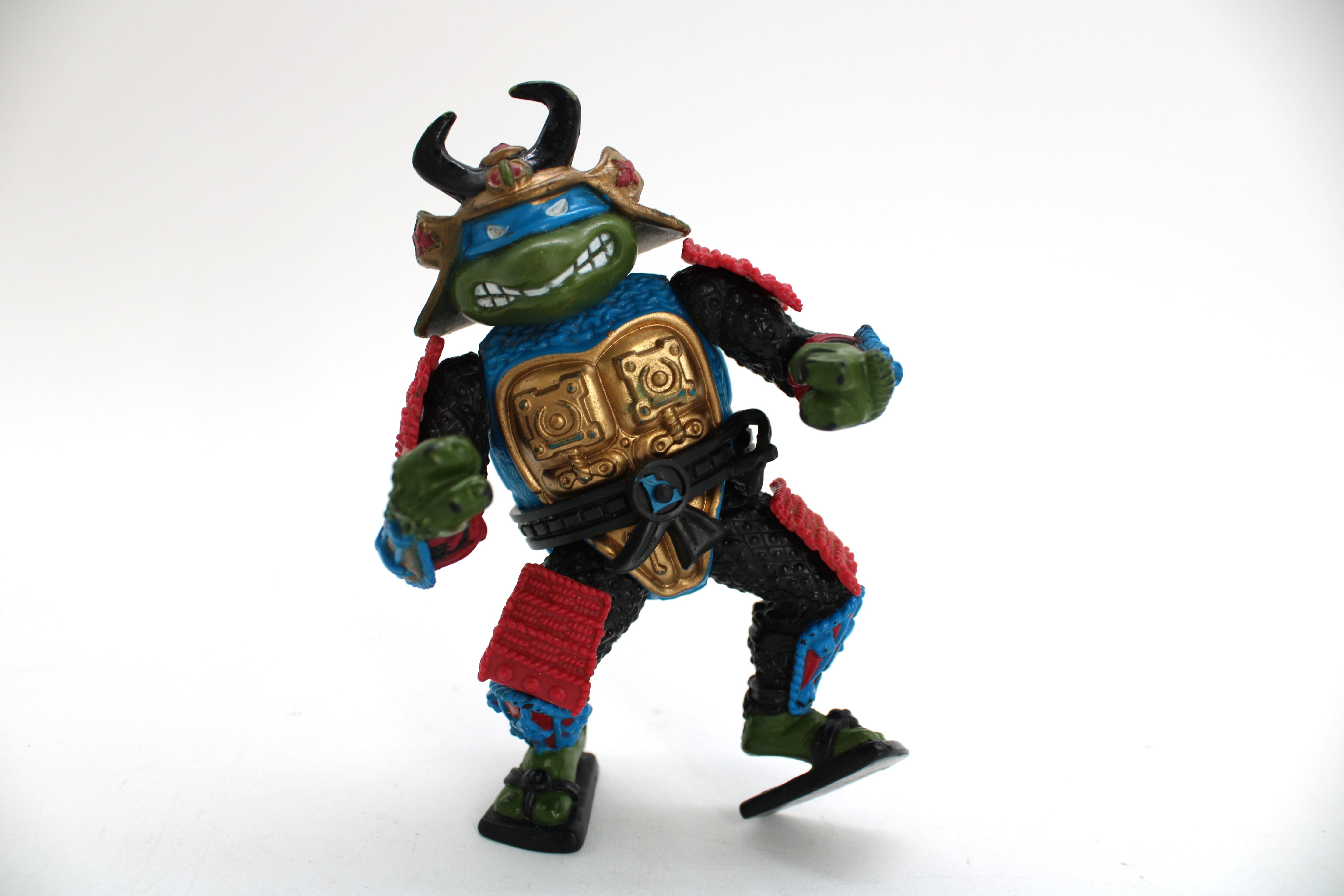 TMNT Leo the Sewer Samurai Action Figure (1990 Playmates Toys) - view 2