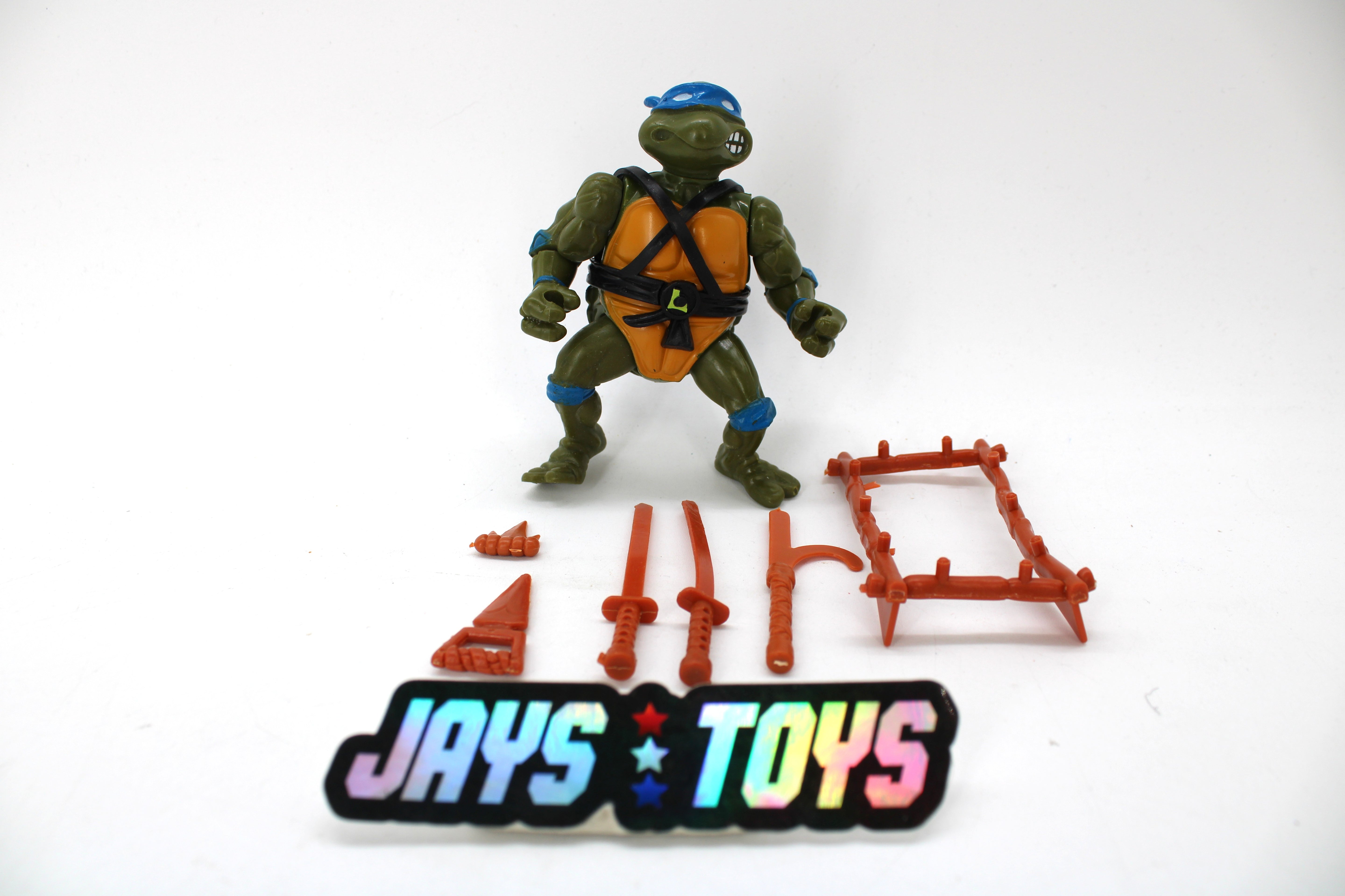 TMNT Leonardo Hard Head Action Figure (1988 Playmates Toys) product image