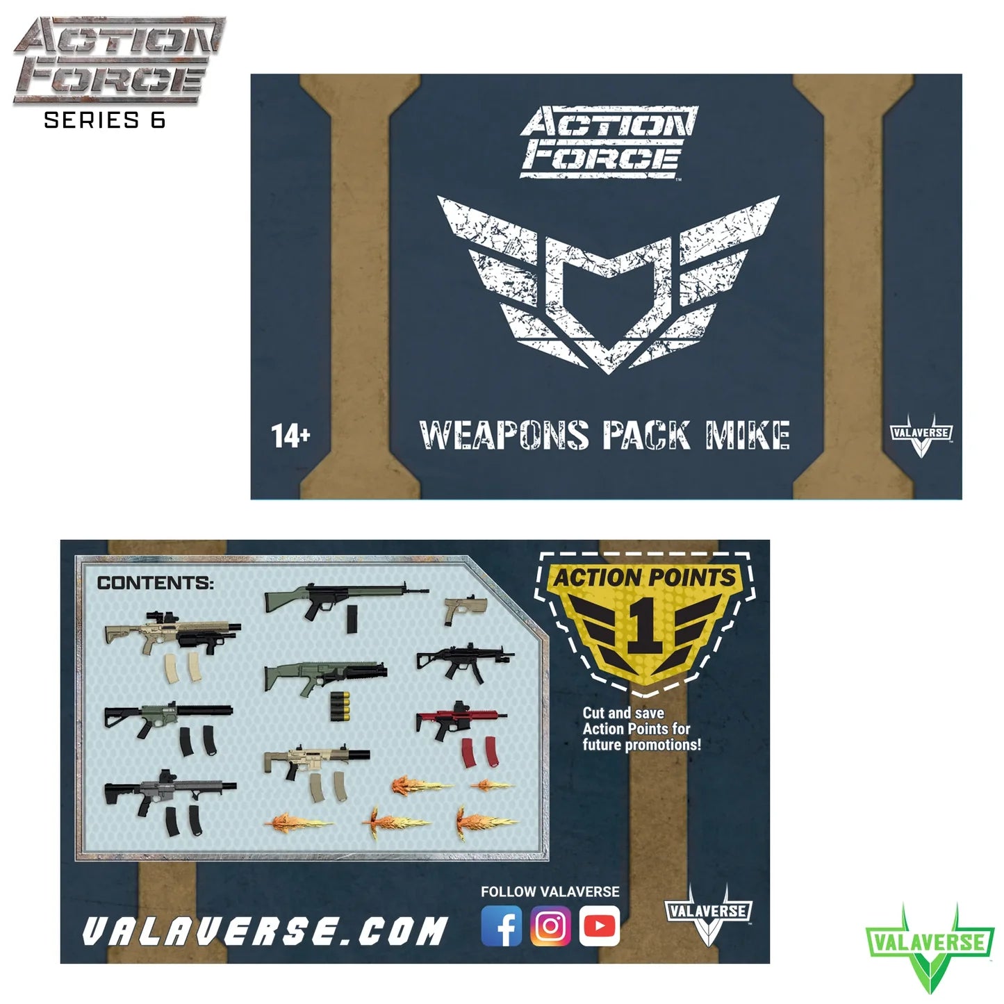 Weapons Pack Mike Action Force: Series 6