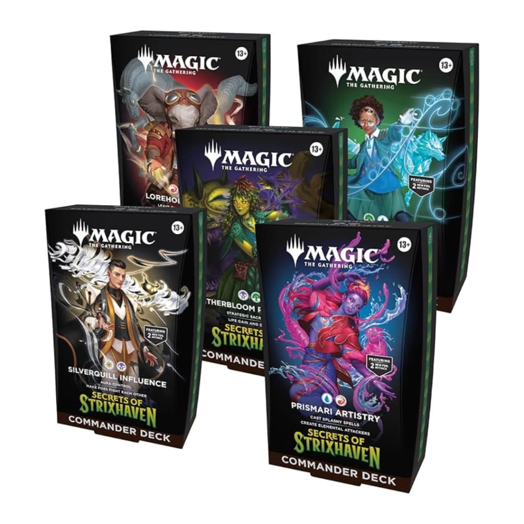 MTG Strixhaven Commander Deck Bundle - All 5 Decks Jay's Toys And Games MTG Strixhaven Commander Deck Bundle - All 5 Decks Jay's Toys And Games