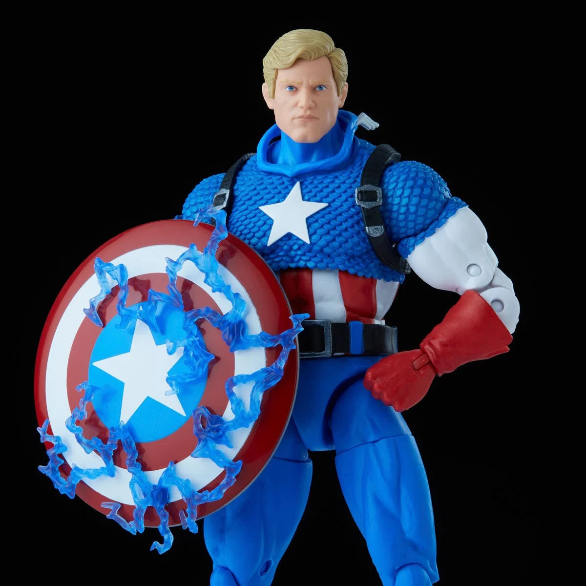 Marvel Legends 20th Anniversary Captain America 6-inch figure articulation and pose detail