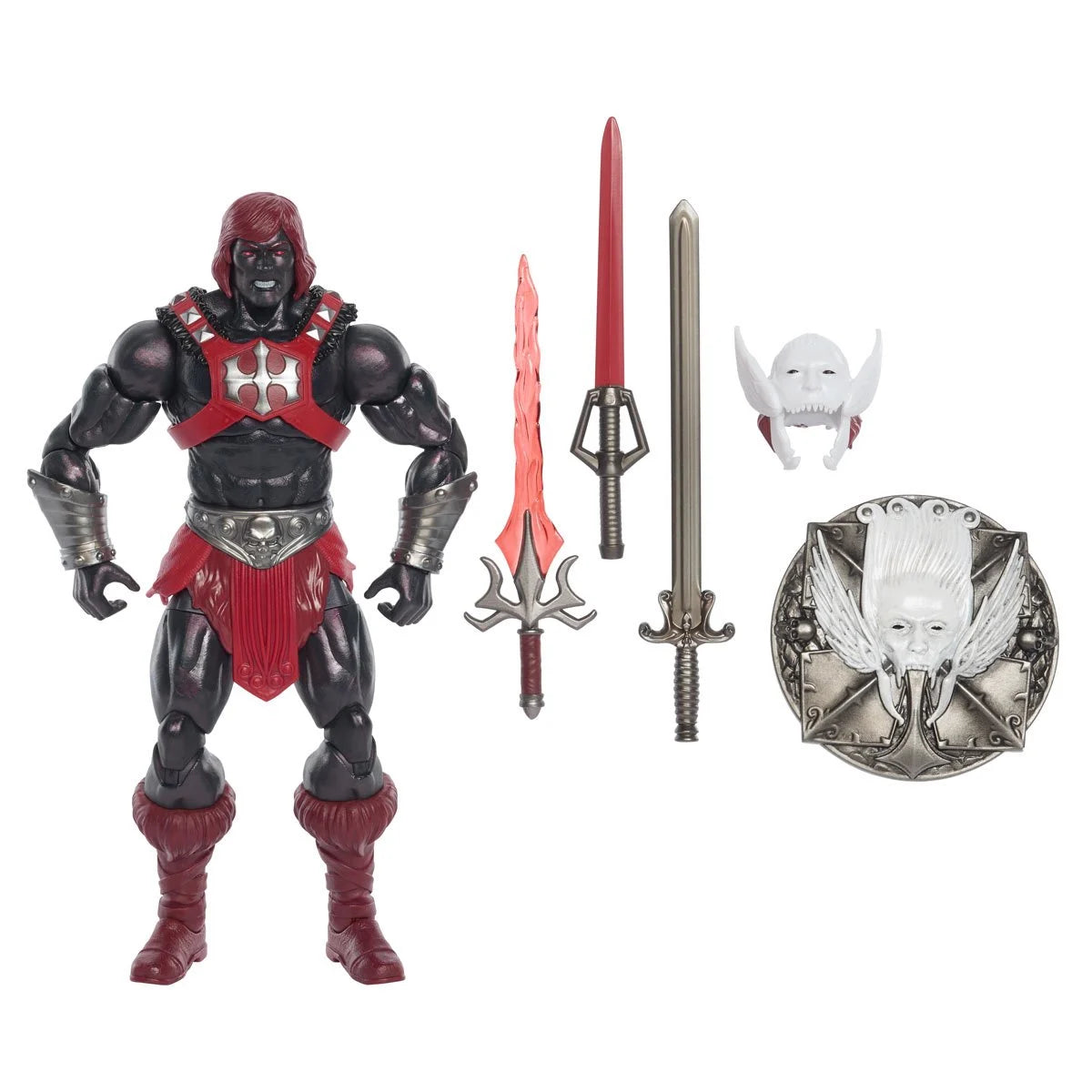 Anti-Eternia He-Man Masterverse 7-inch action figure articulation and pose detail