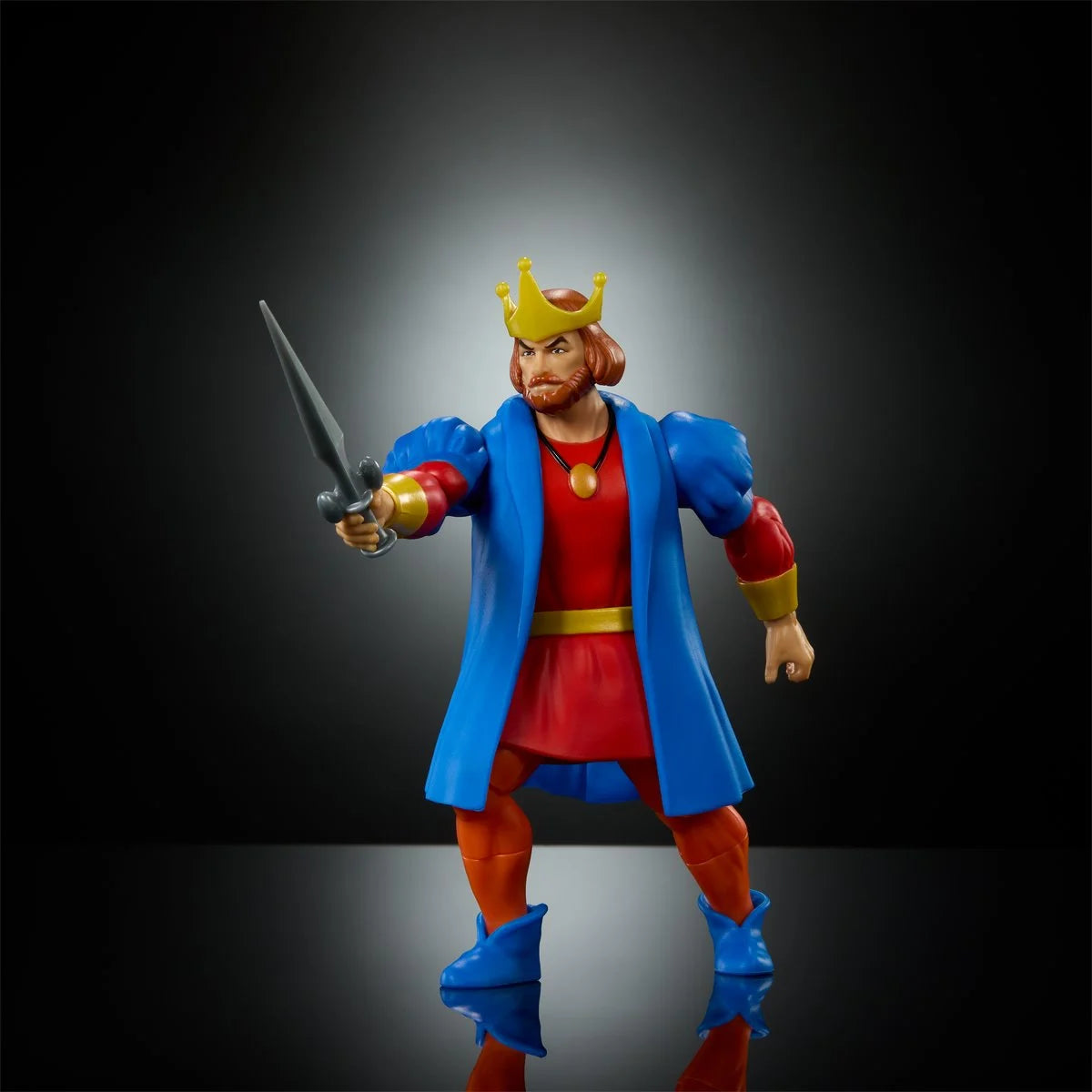 King Randor Masters of the Universe Origins 5.5-inch action figure detailed close-up view
