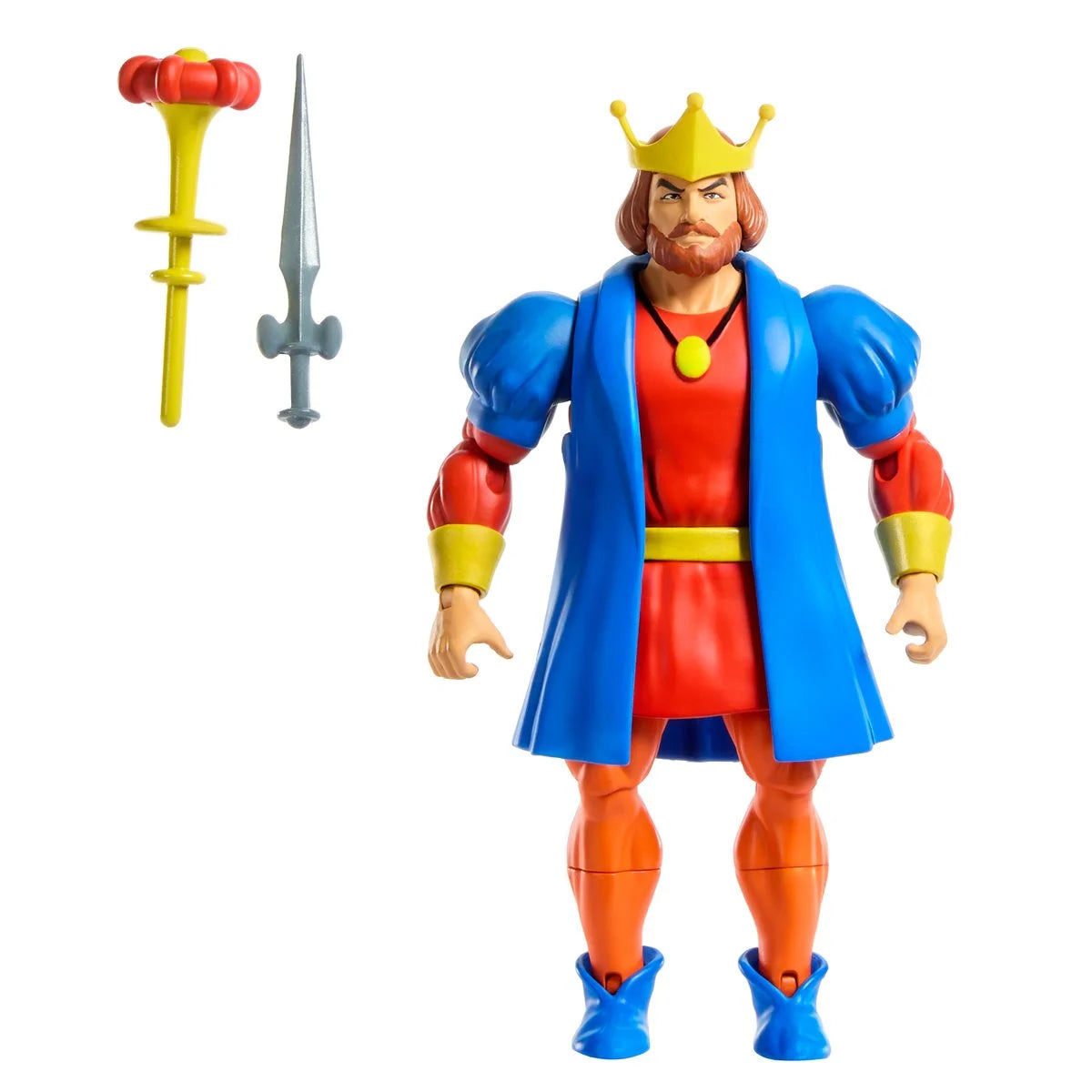 Masters of the Universe Origins King Randor 5.5-inch figure articulation and detail view