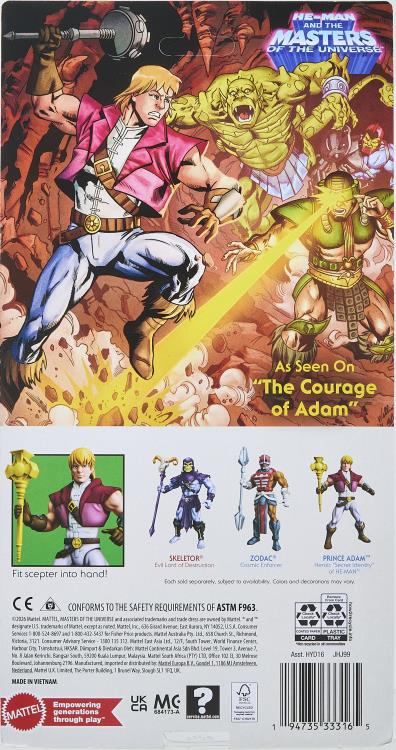 Masters of the Universe: Origins Prince Adam (200X Cartoon Collection) Action Figure - view 9