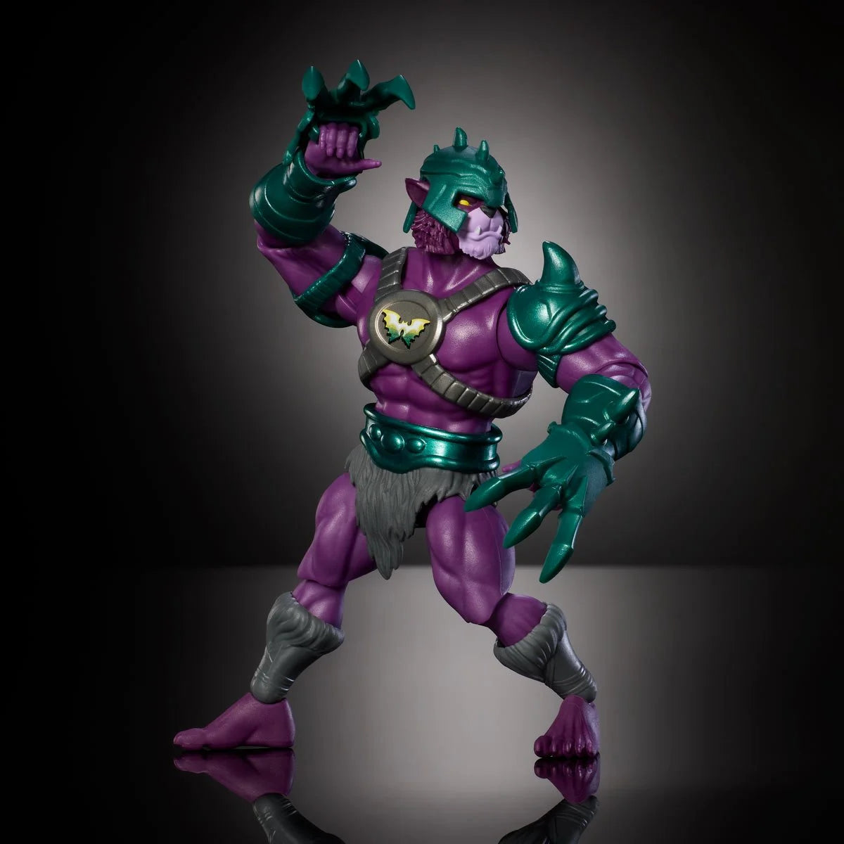 Panthor Man action figure back view showing purple armor and ThunderCats crossover details