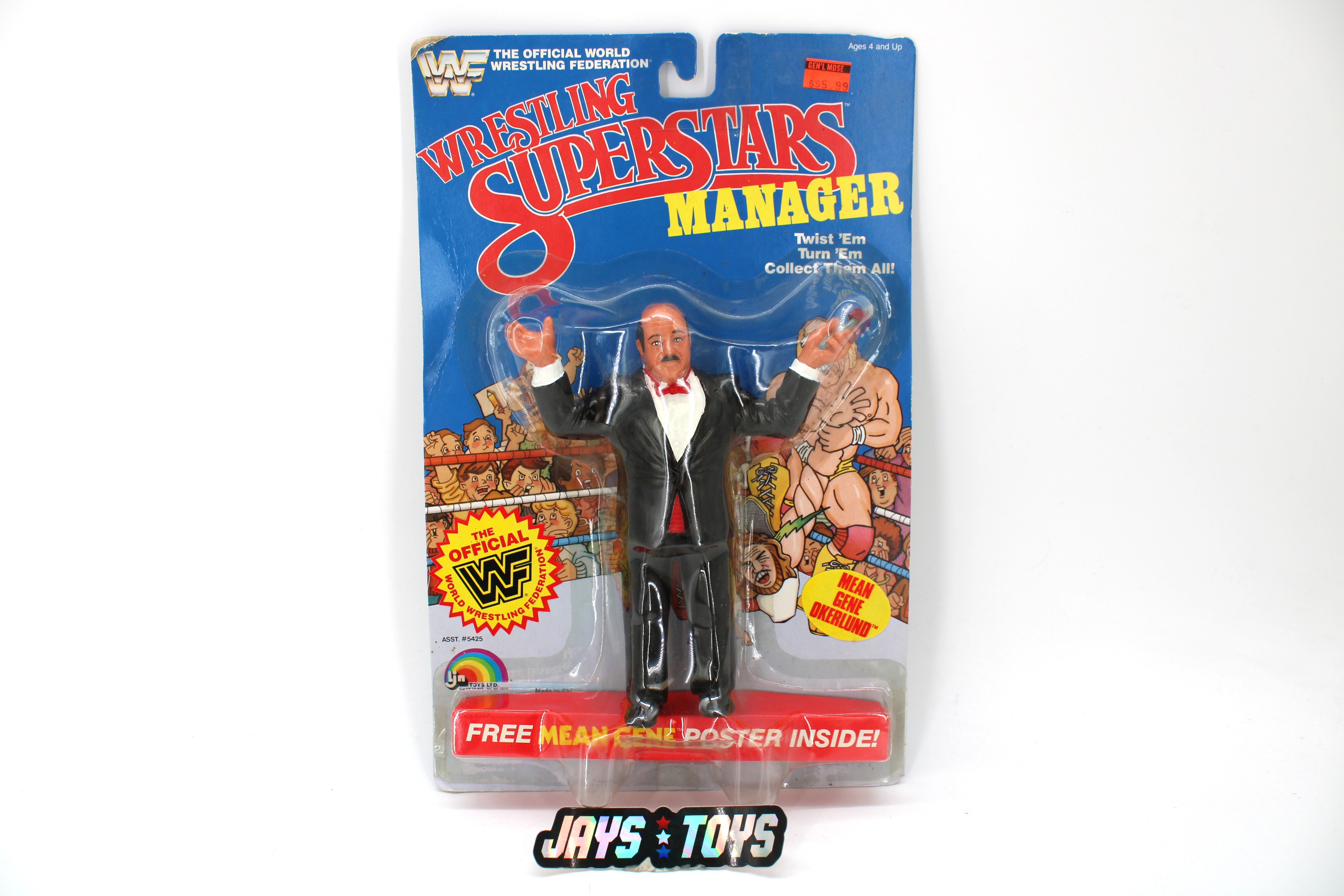 Mean Gene Okerlund Wrestling Superstars 8-Inch Action Figure