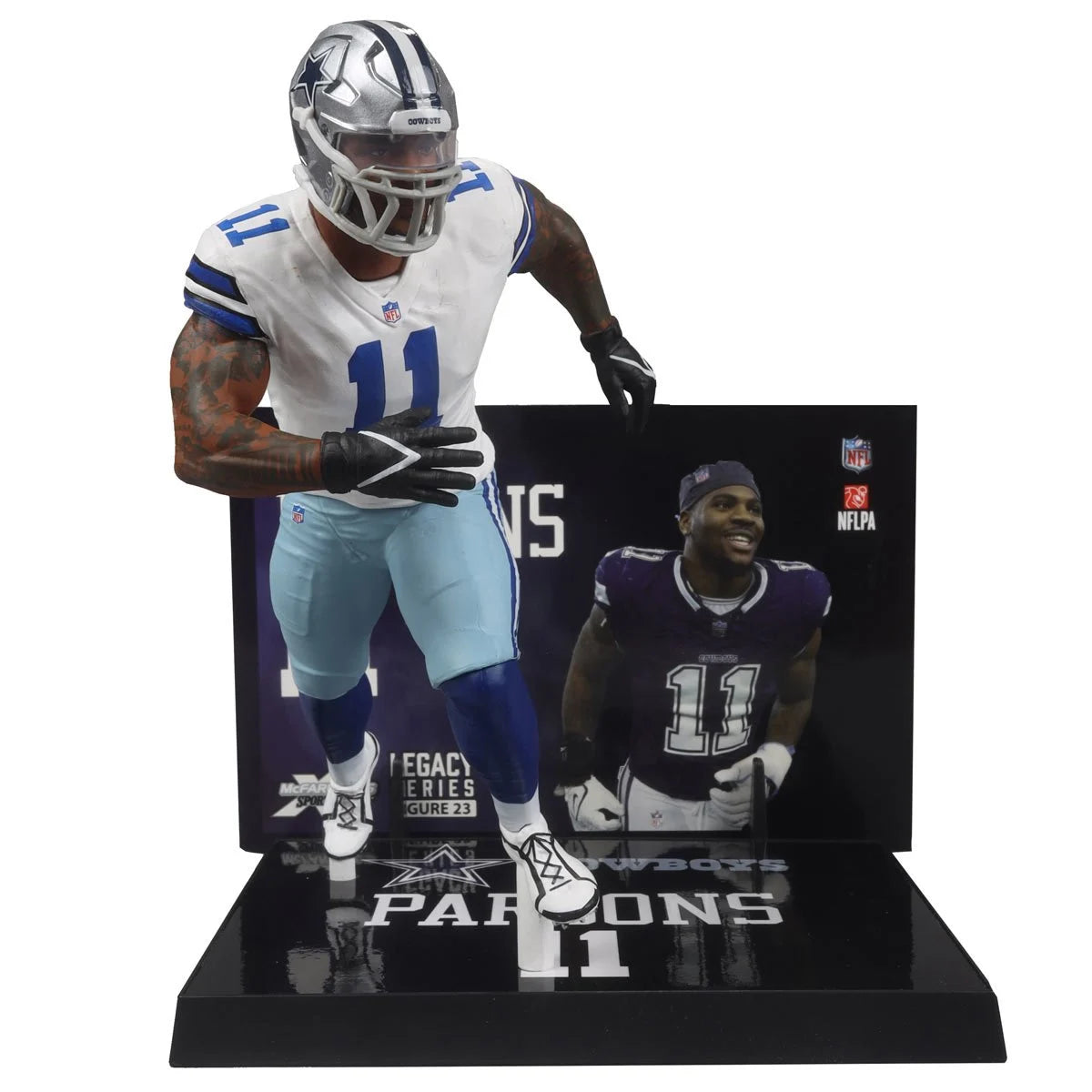 Micah Parsons (White Jersey) - Dallas Cowboys NFL SportsPicks 2024 Posed Figure