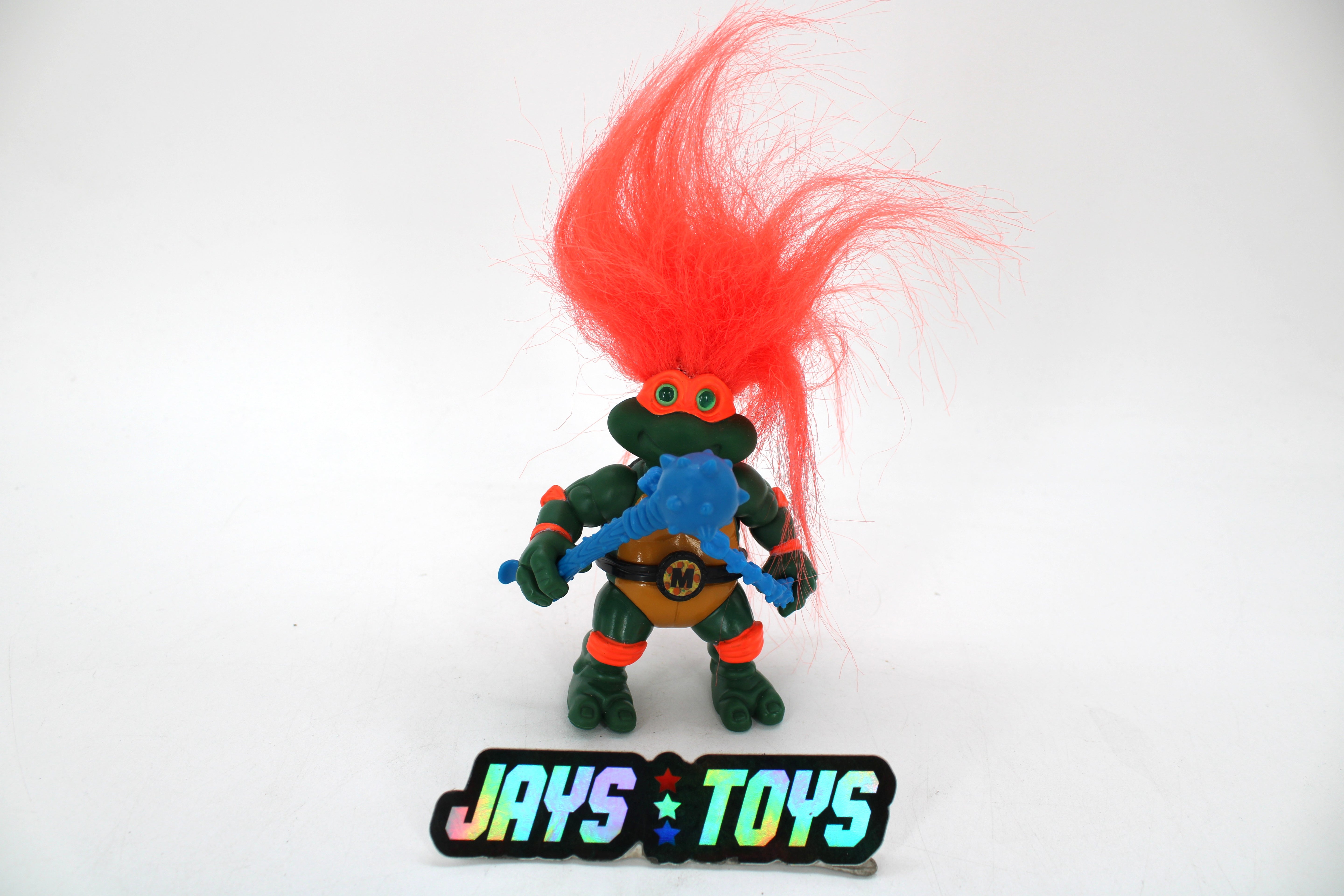 TMNT Michelangelo Turtle Troll Action Figure (1993 Playmates Toys) product image