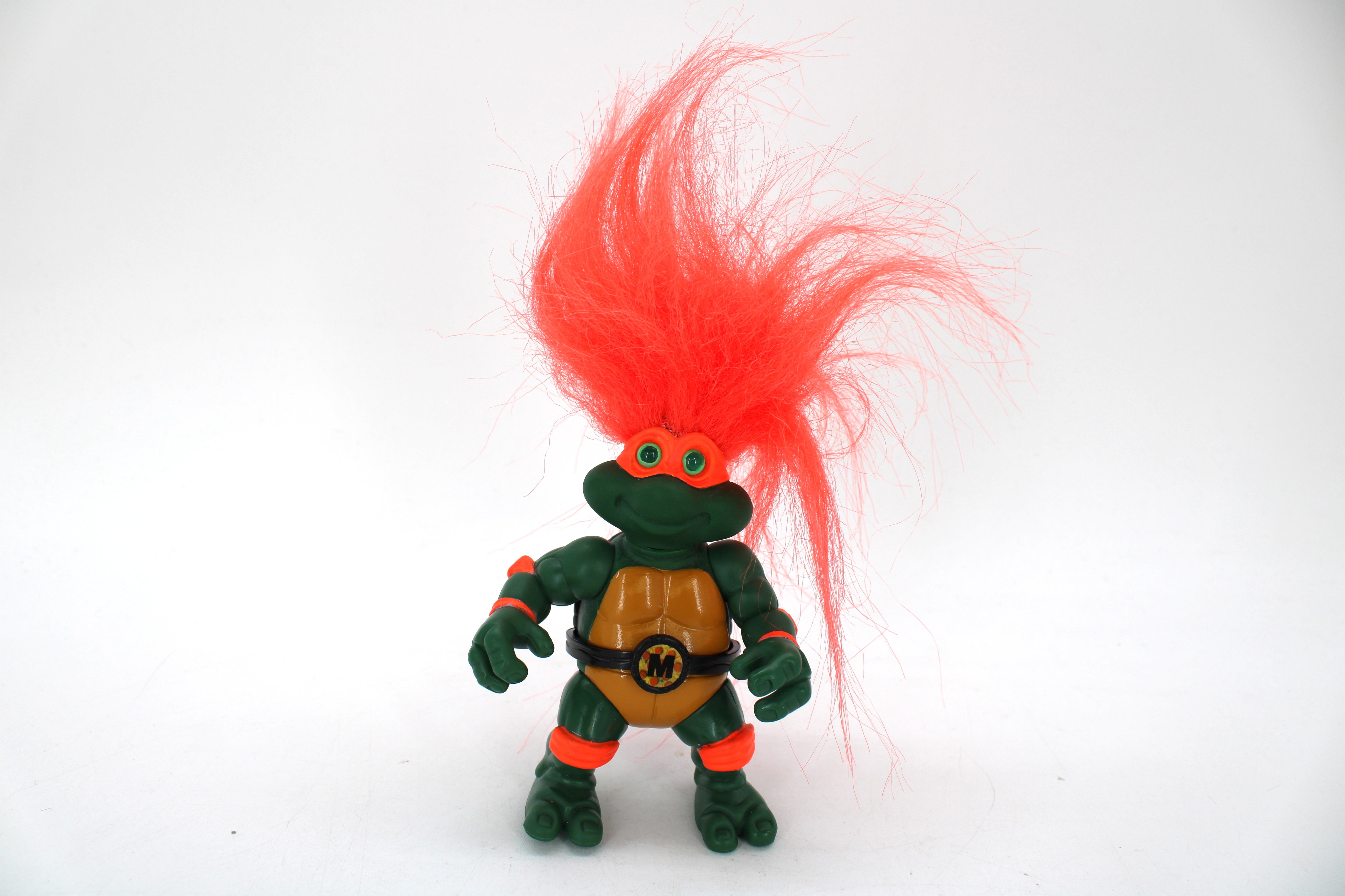 TMNT Michelangelo Turtle Troll Action Figure (1993 Playmates Toys) - view 2