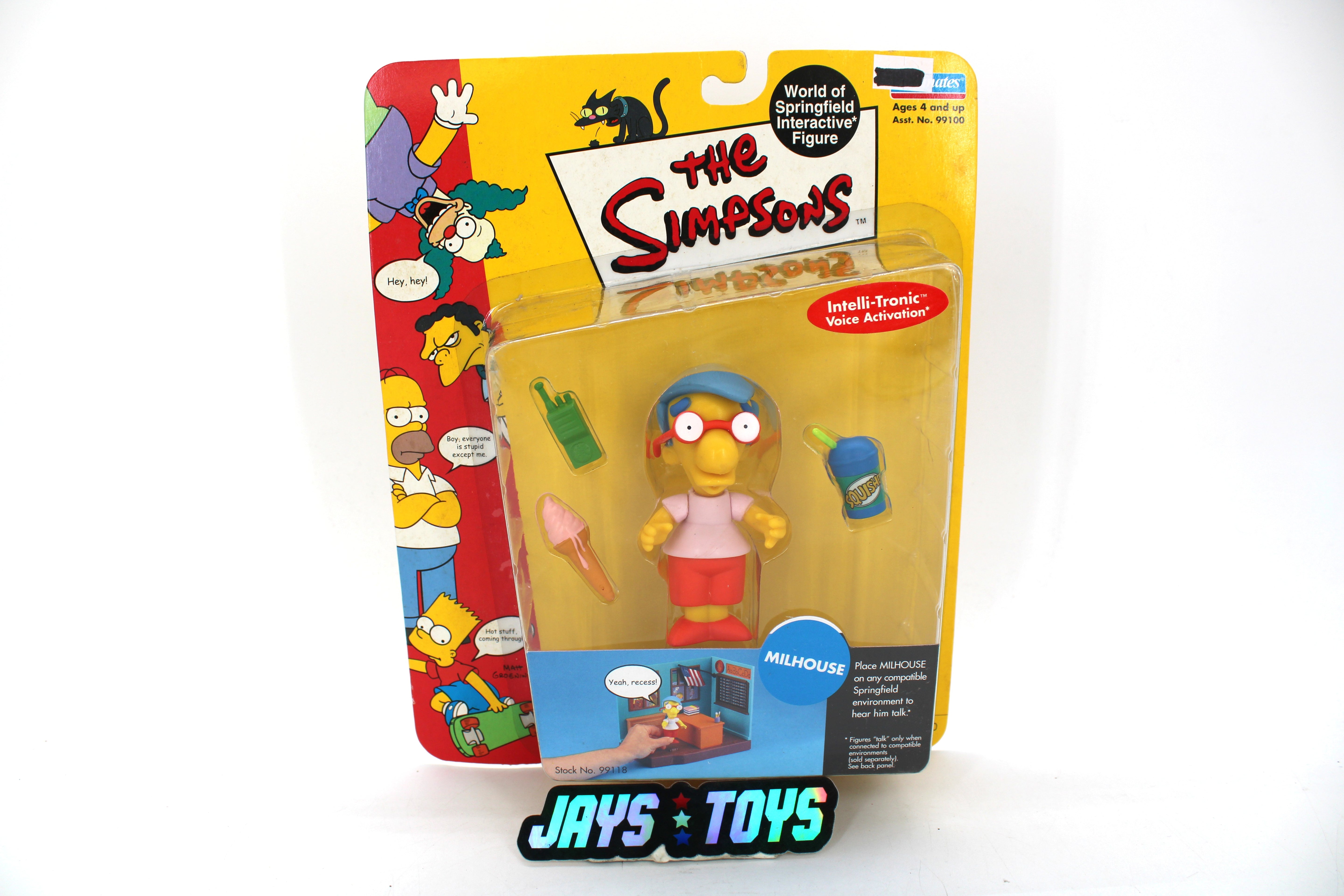 The Simpsons World of Springfield Milhouse Action Figure (2000 Playmates Toys) product image