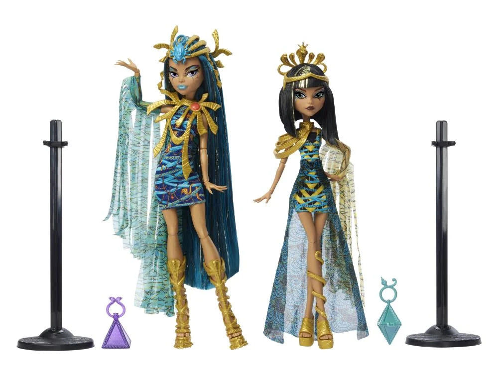 Monster High Mummy Majesties Cleo and Nefera de Nile Two-Pack
