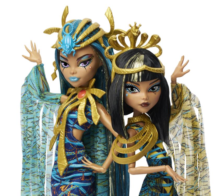Monster High Mummy Majesties Cleo and Nefera de Nile Two-Pack