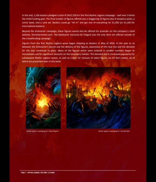 Mythic Legions: The First 10 Years Deluxe Hardcover Book (Preorder)