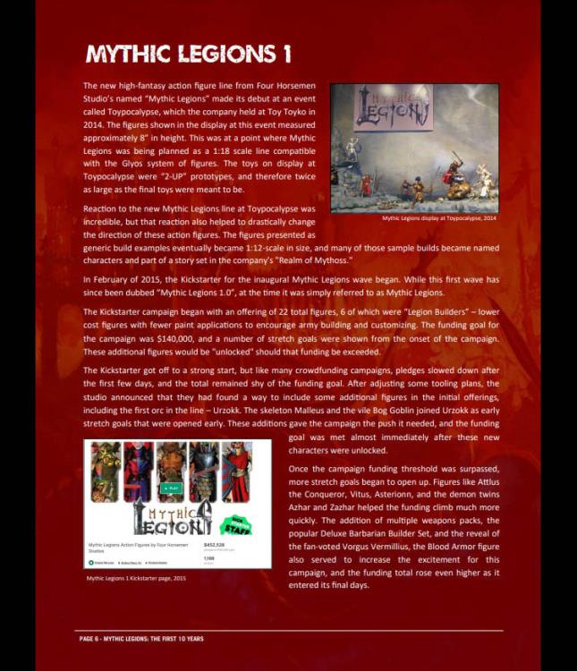 Mythic Legions: The First 10 Years Deluxe Hardcover Book (Preorder)