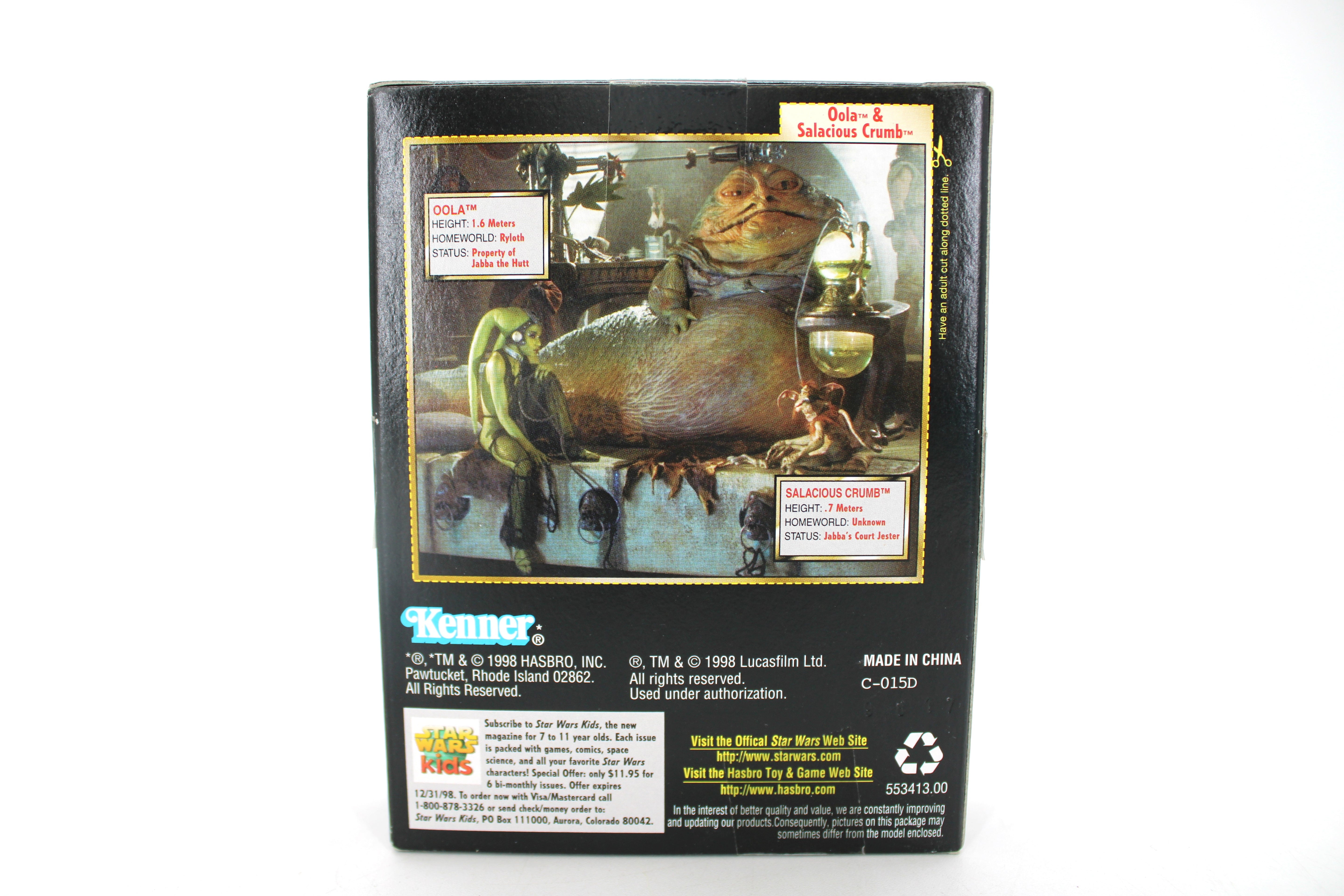 Star Wars The Power of the Force Oola and Salacious Crumb Action Figures (1998) - view 2