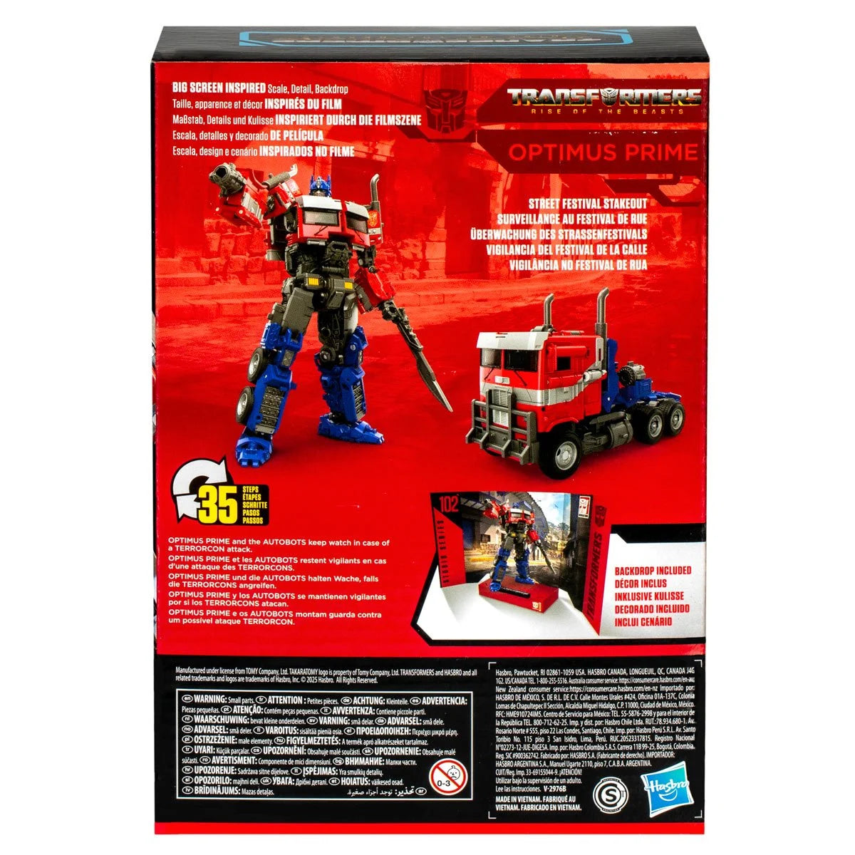 Optimus Prime Transformers: Rise of the Beasts Studio Series 102 Voyager Class