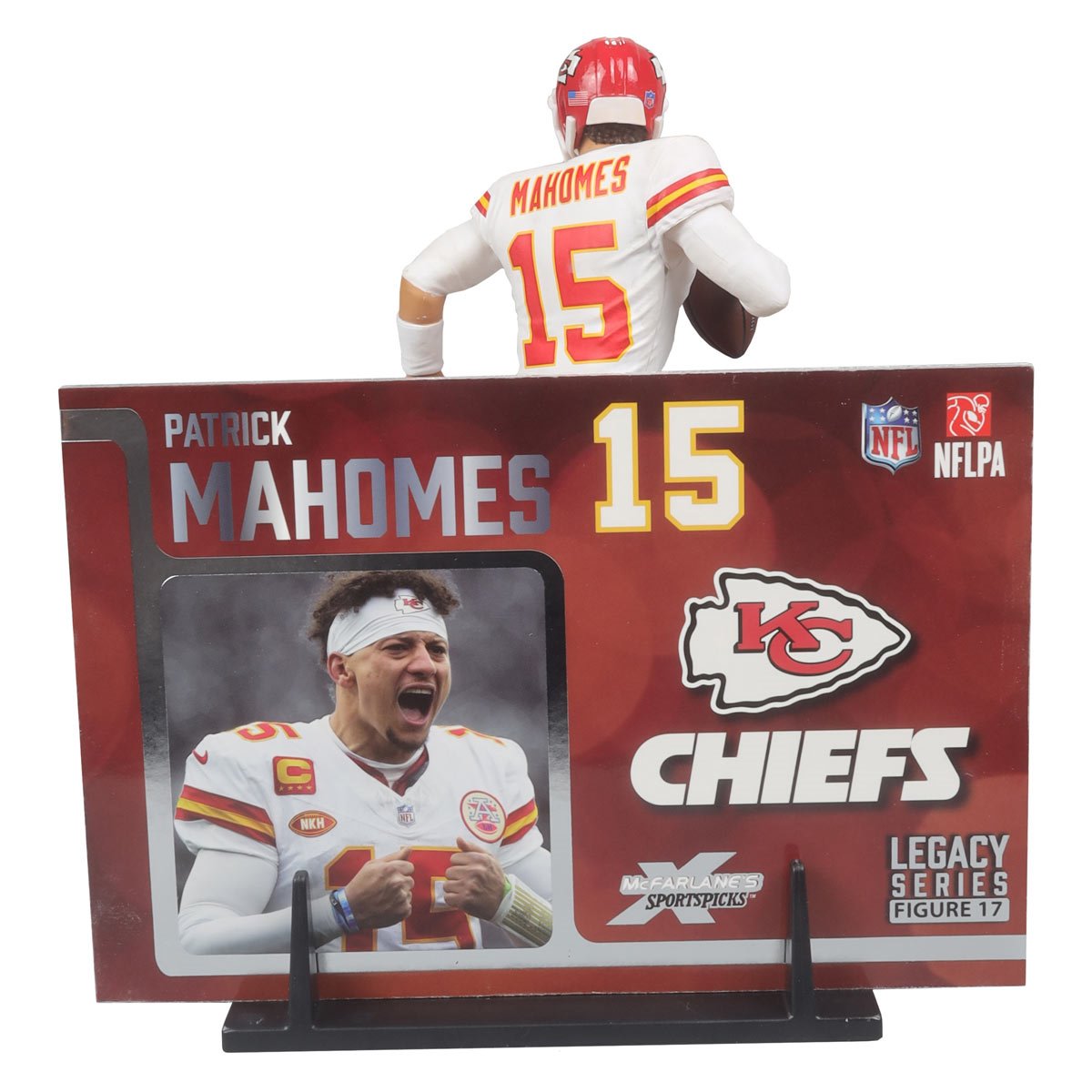 Patrick Mahomes (Away Jersey) - Kansas City Chiefs NFL SportsPicks 2024 Posed Figure