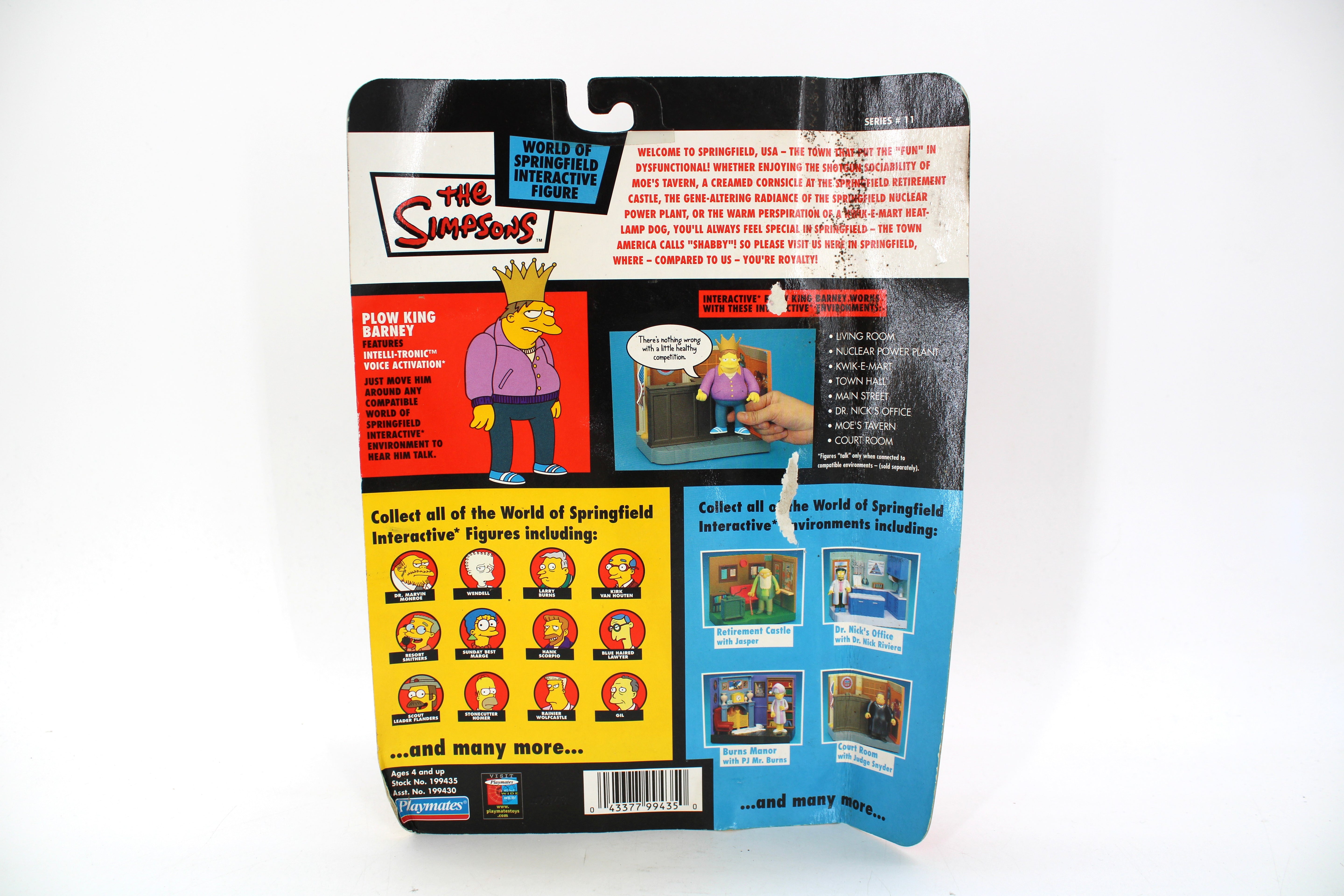 The Simpsons: World of Springfield Plow King Action Figure (2002 Playmates Toys) - view 2